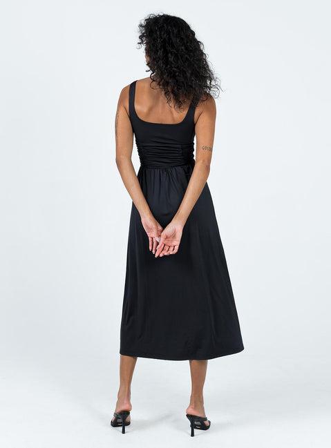 Braddon Midi Dress Black Product Image