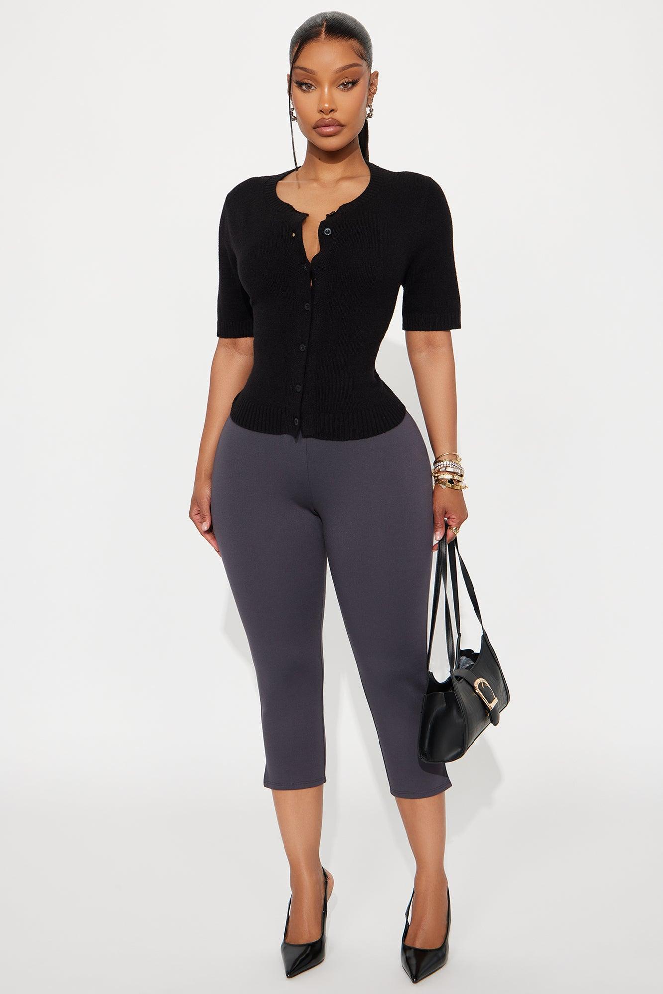 Too Cute Short Sleeve Cardigan - Black Female Product Image