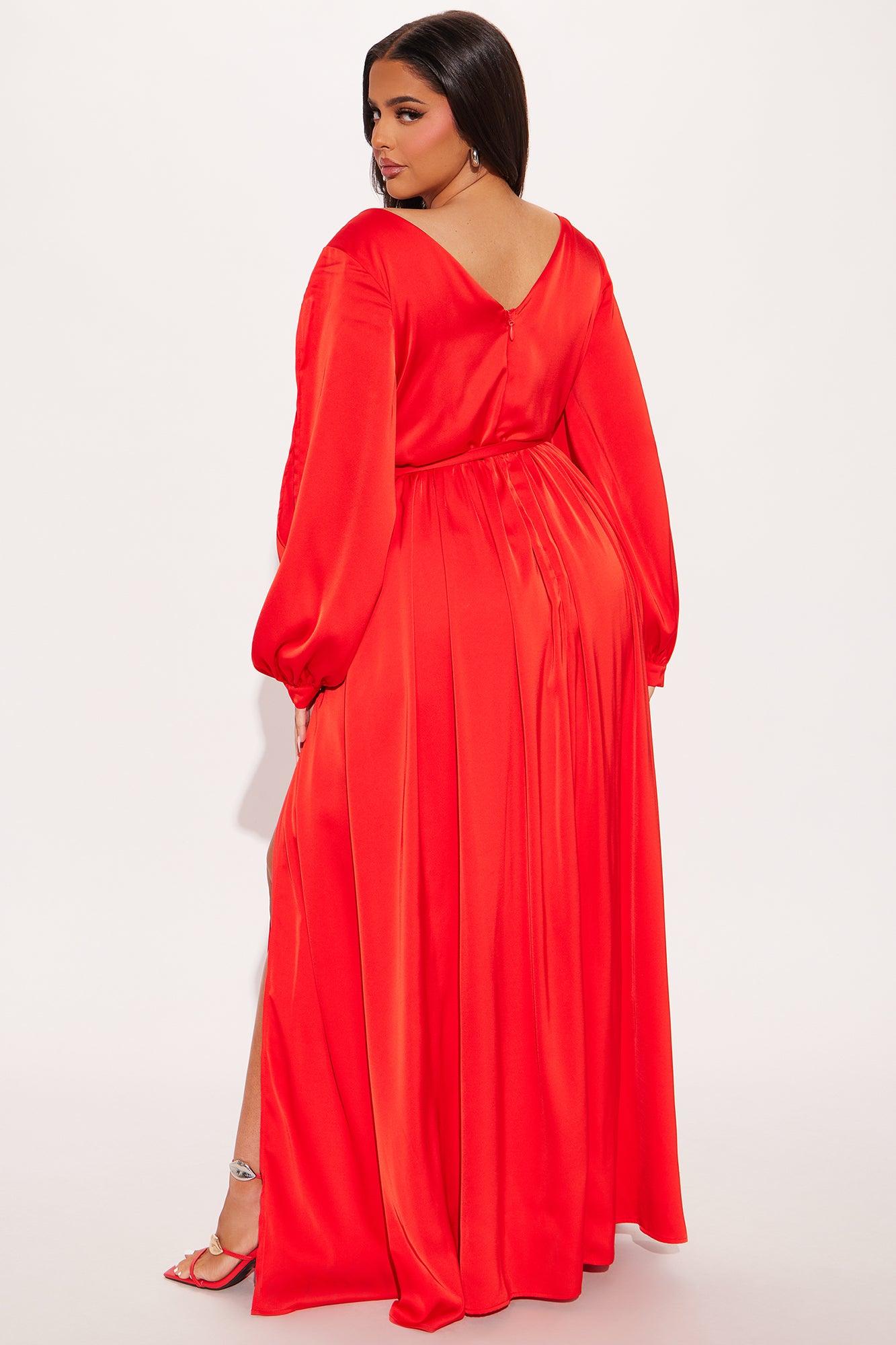 Belle Maxi Dress - Red Product Image