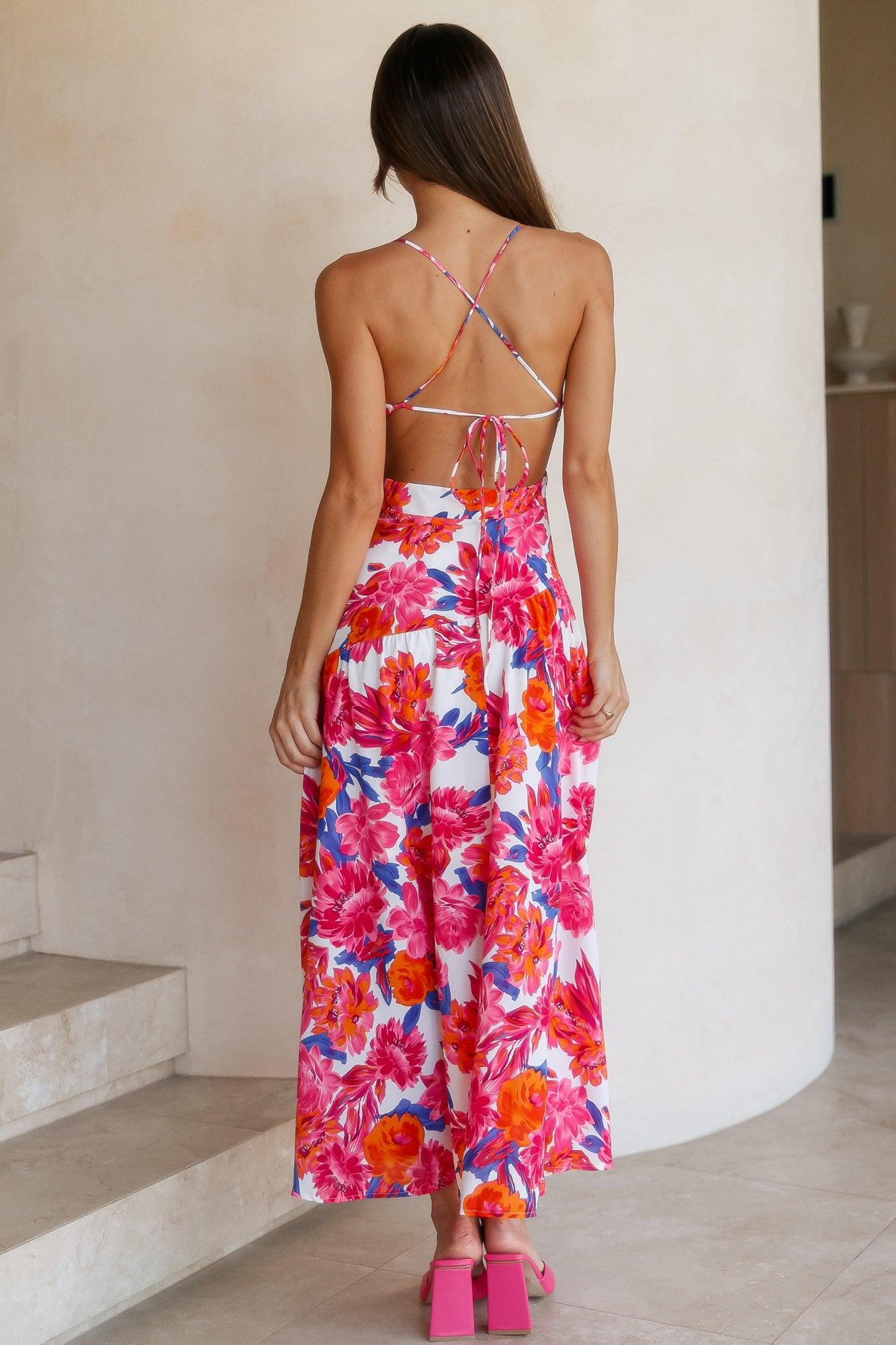 Find Your Paradise Maxi Dress Floral Product Image