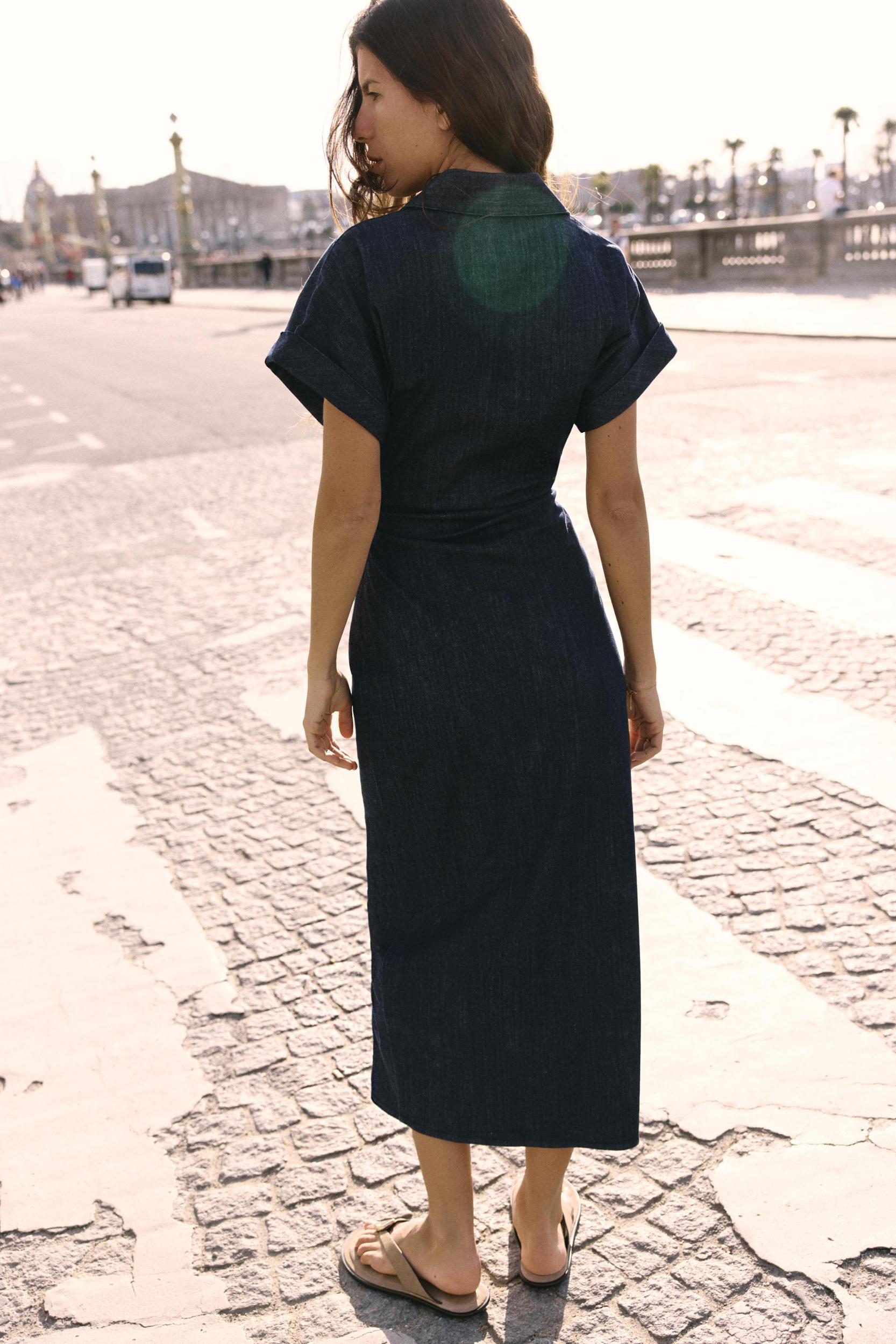 Z1975 DENIM MIDI DRESS Product Image