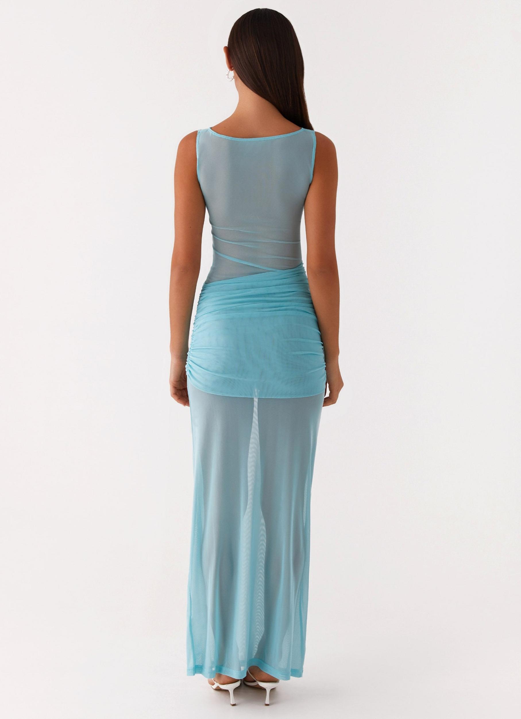 Apollo Maxi Dress - Aqua Product Image