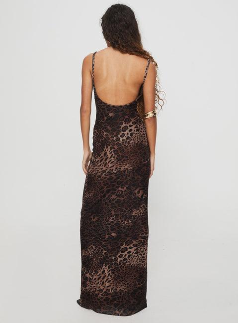 Knox Maxi Dress Leopard Product Image