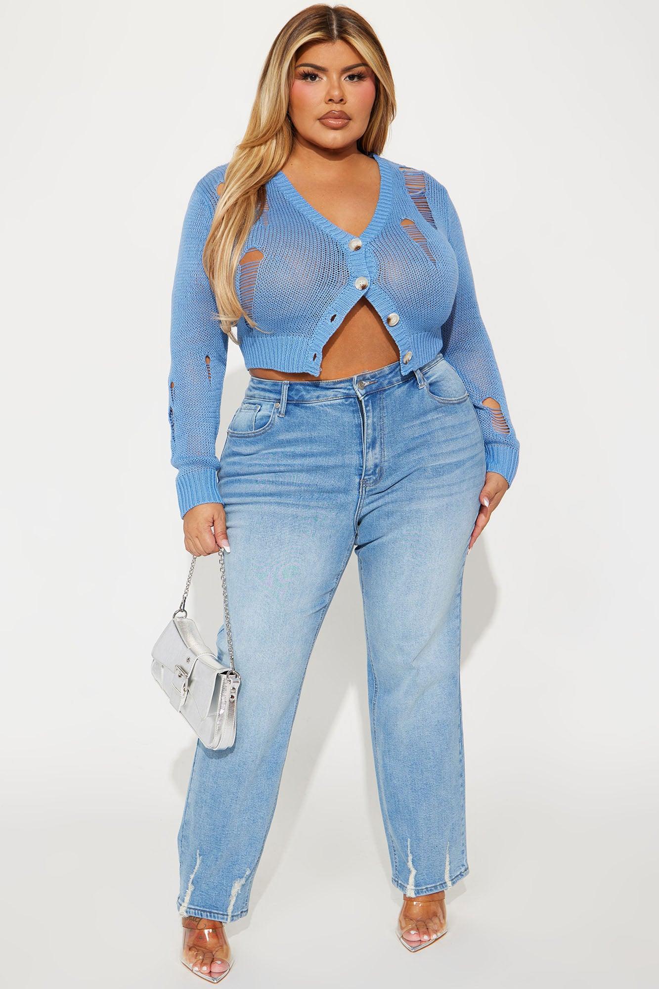 Get Closer Stretch Straight Leg Ankle Jeans - Medium Wash Product Image