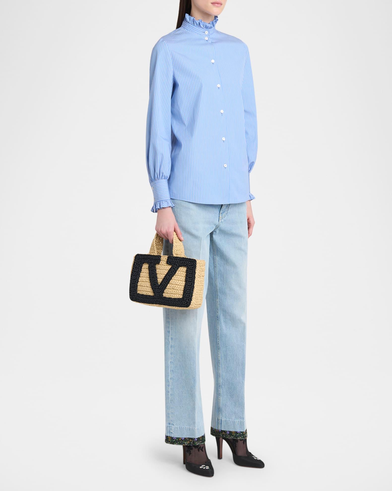 Viva Superstar Crochet Raffia Large Tote Bag Product Image