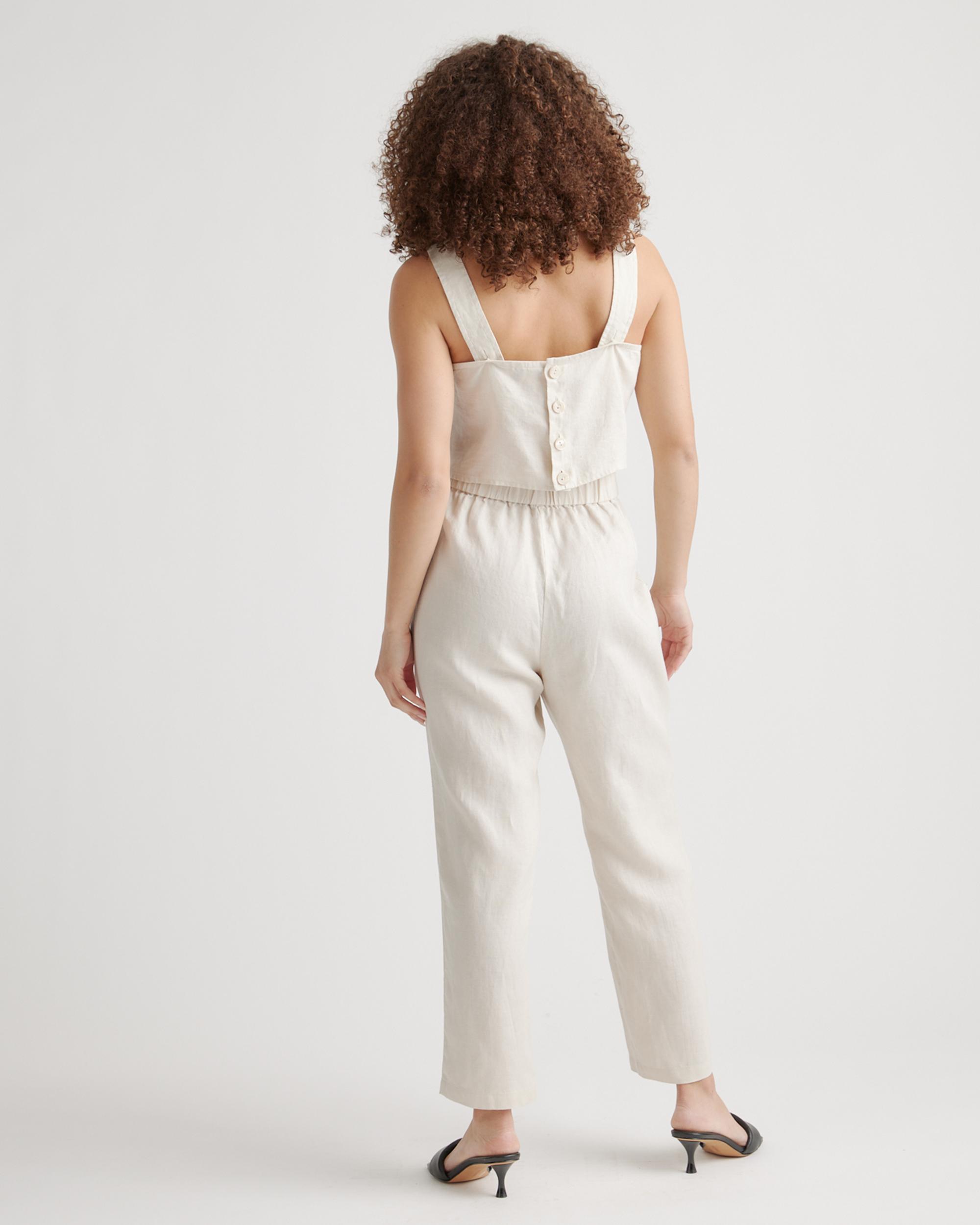 Quince | Women's 100% European Linen Tapered Ankle Pants Size XS Product Image