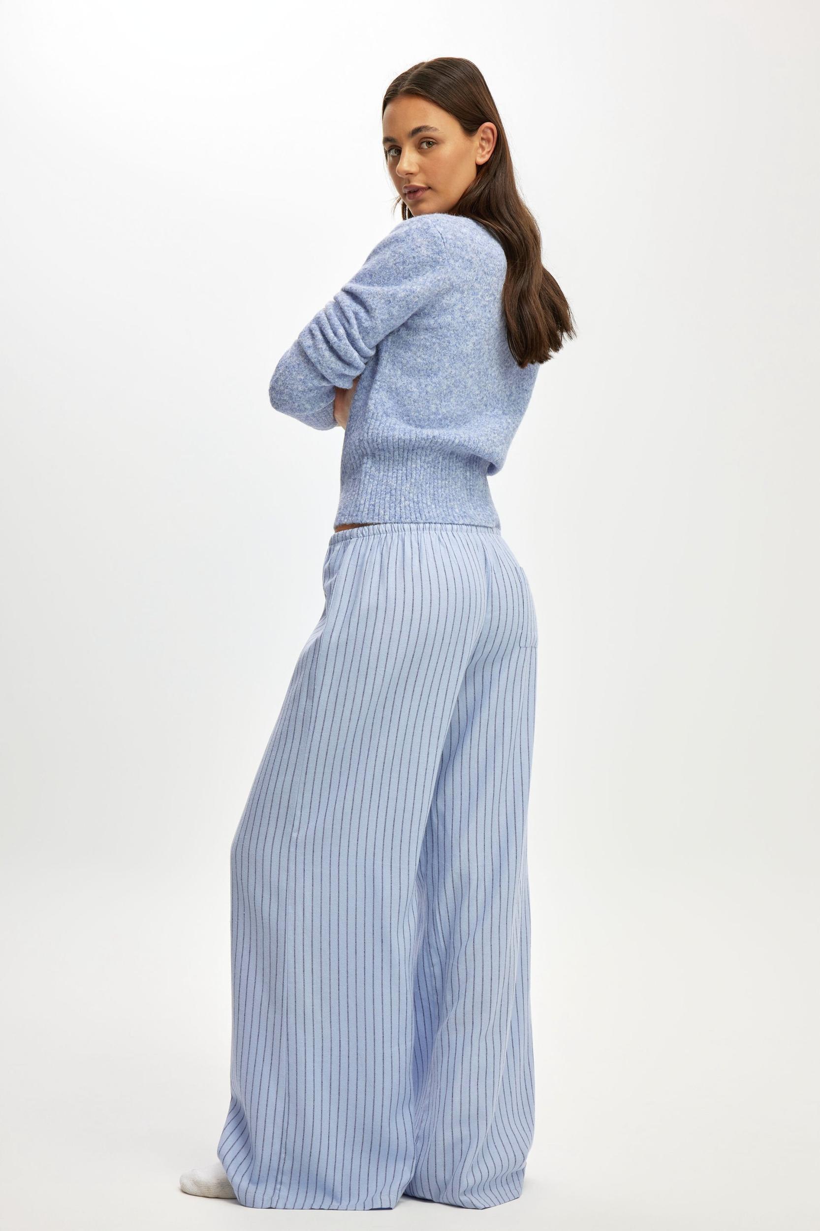 Cloud Soft Flannel Wide Leg Pant Product Image