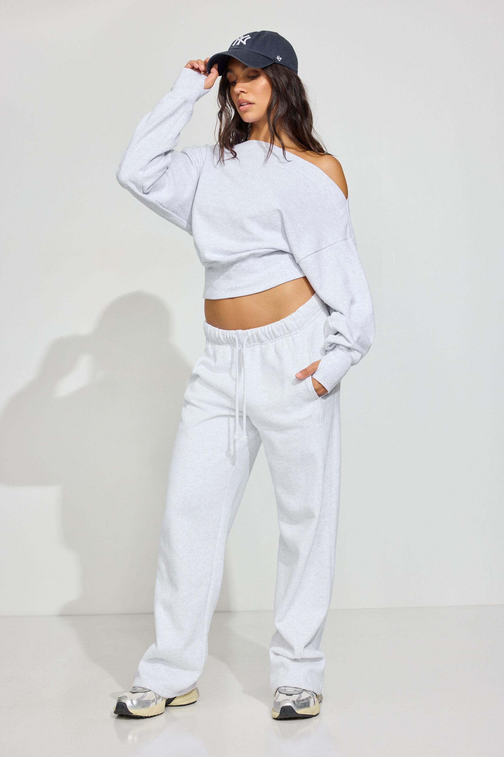 SoftTerry Rib Off Shoulder Sweater Product Image