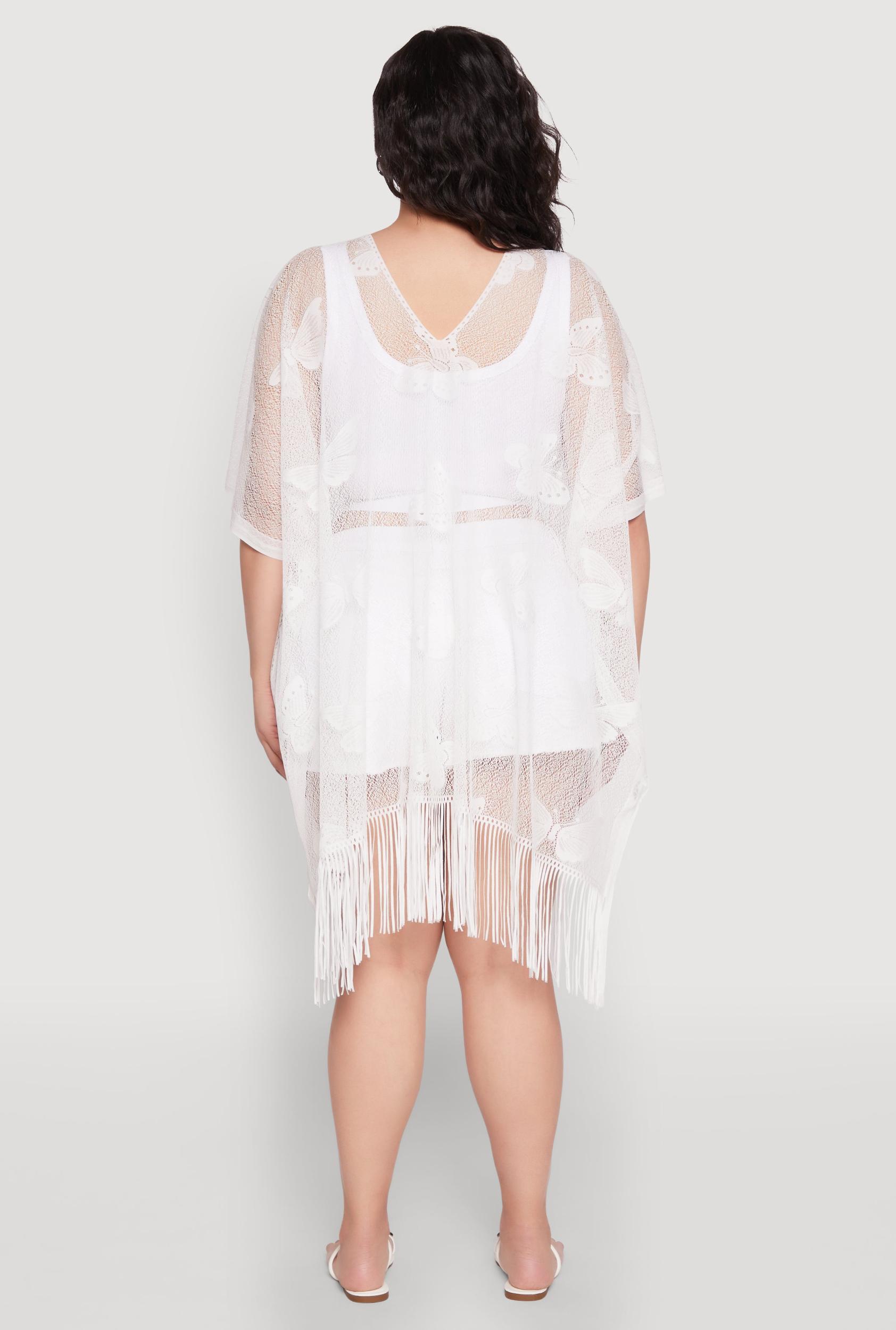 Butterfly Fringe Swim Cover Up Female Product Image