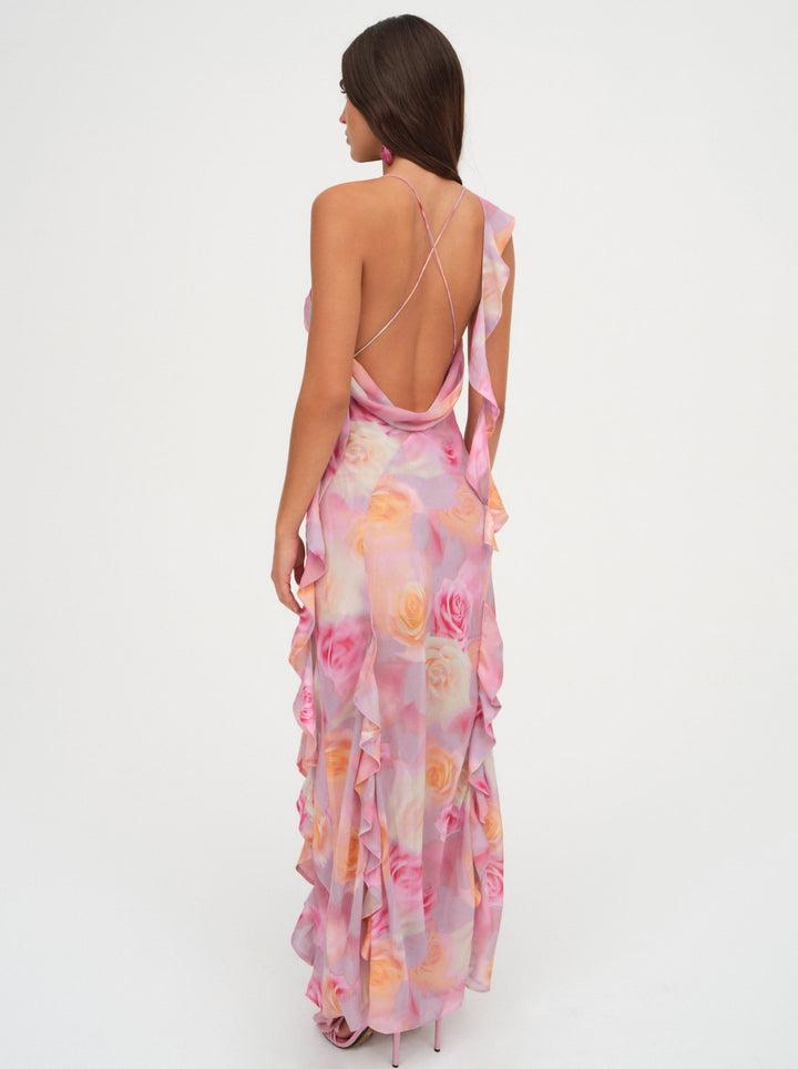 Beate Maxi Dress — Pink Product Image