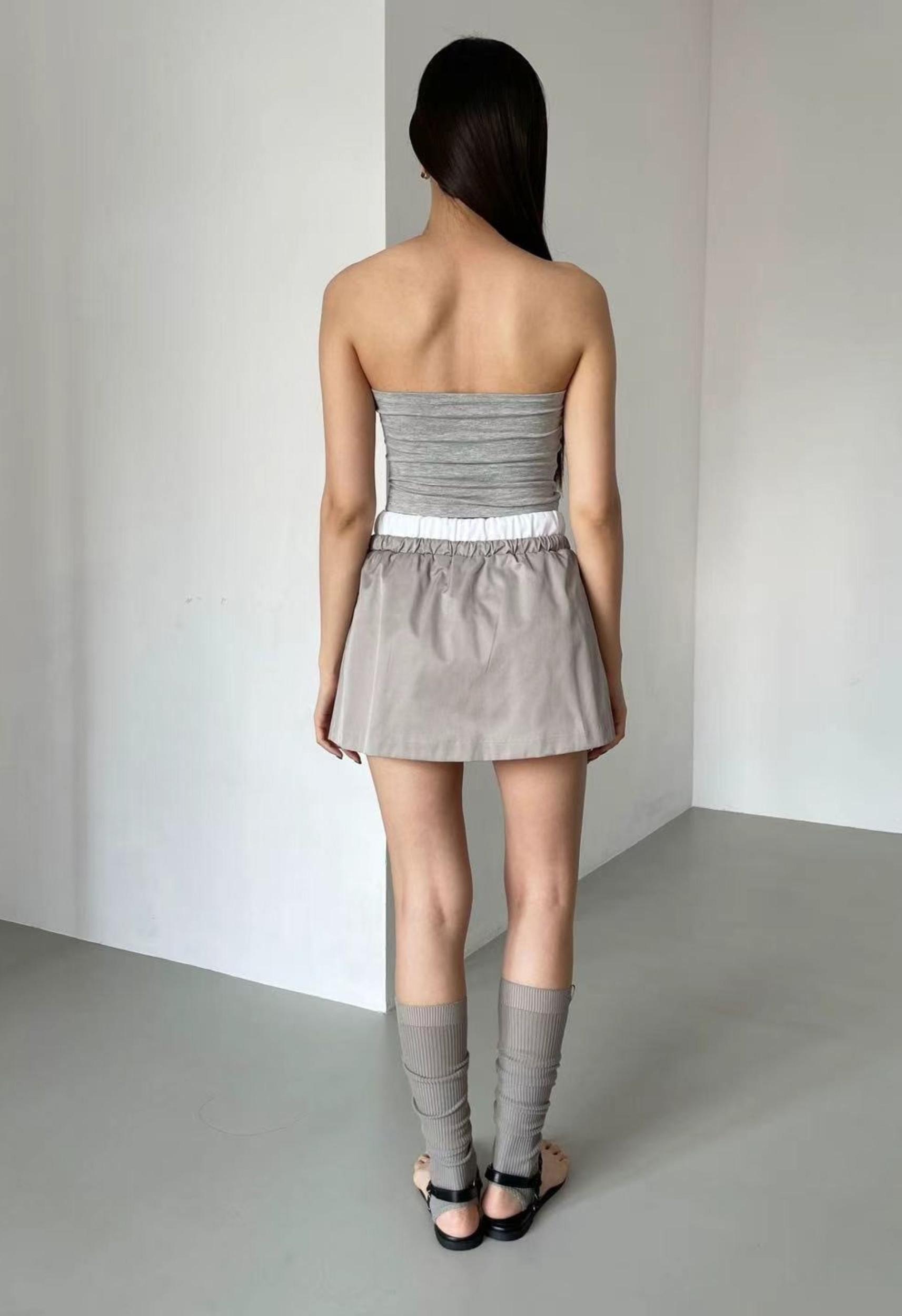 Pippa Skirt in Khaki Product Image