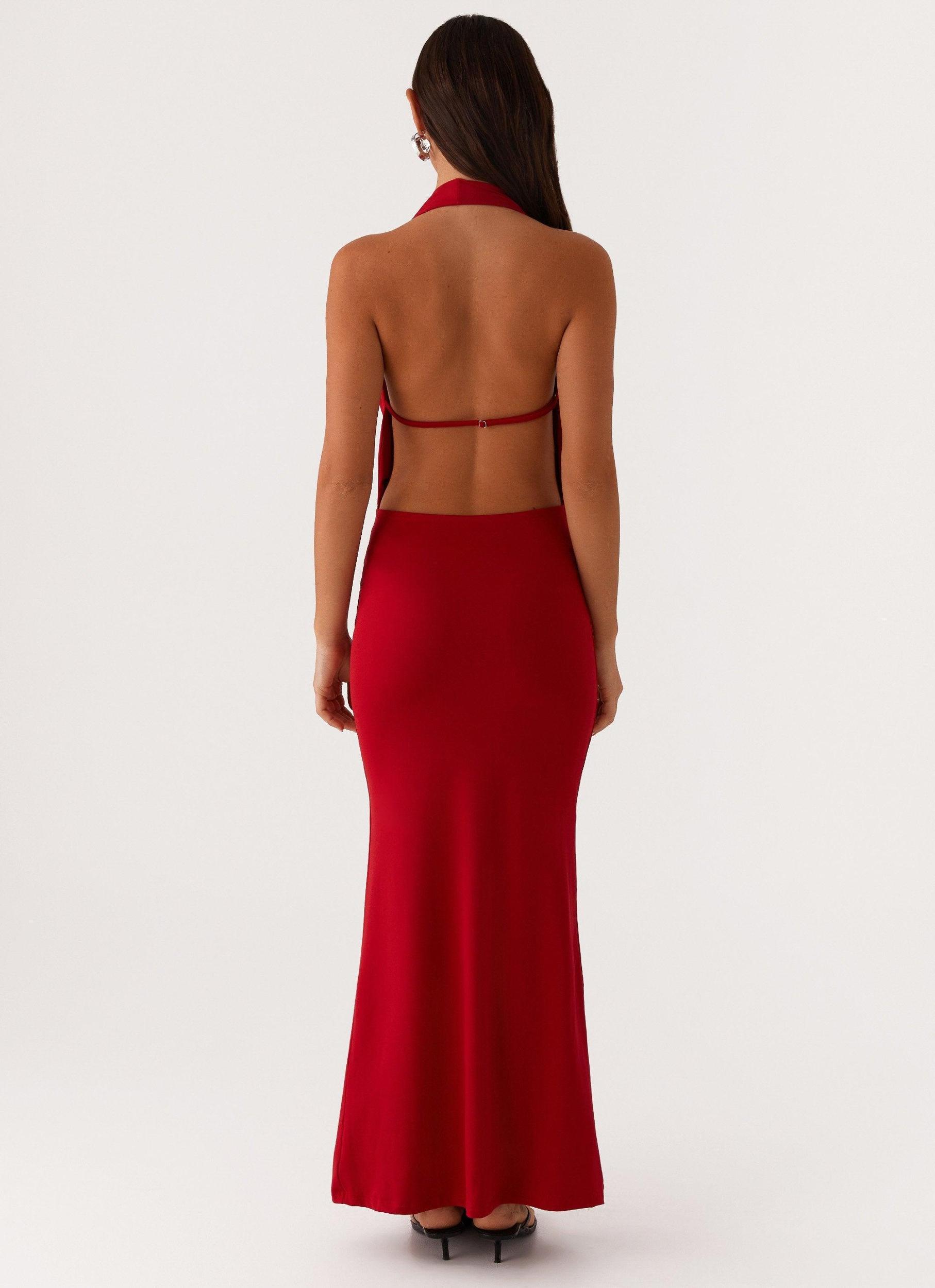 Dedicated Maxi Dress - Red Product Image
