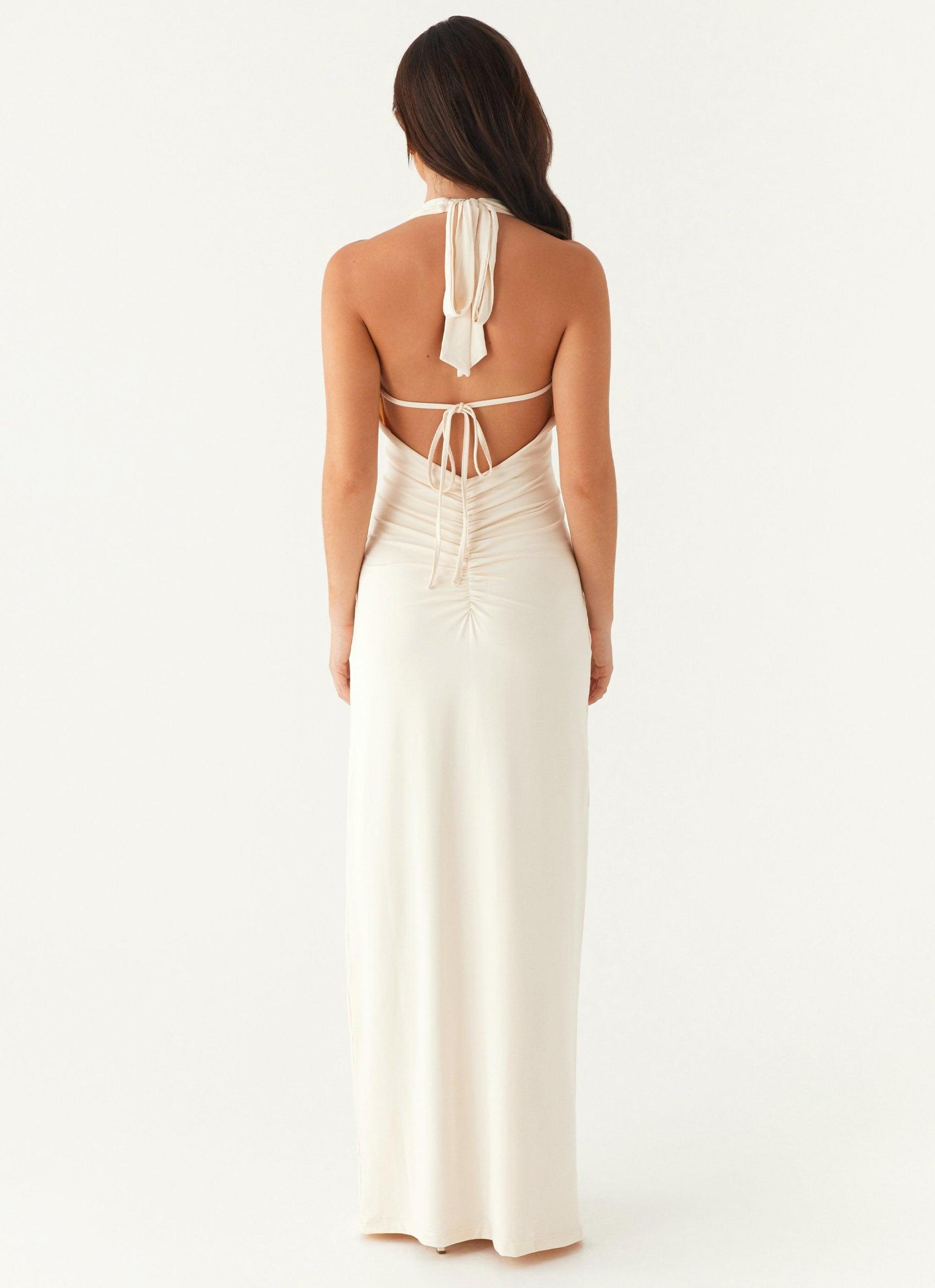 Dominica Maxi Dress - Ivory Product Image