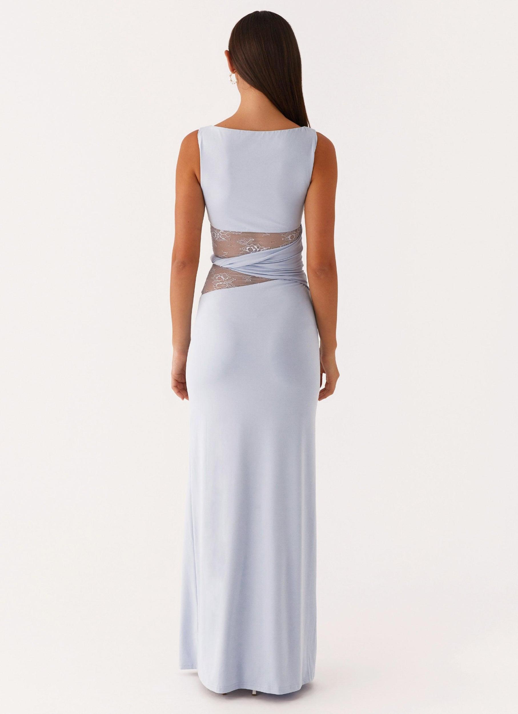 Karma Maxi Dress - Blue Product Image
