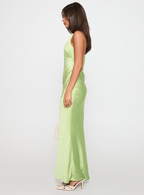 Gloriana Halter Maxi Dress Green Product Image