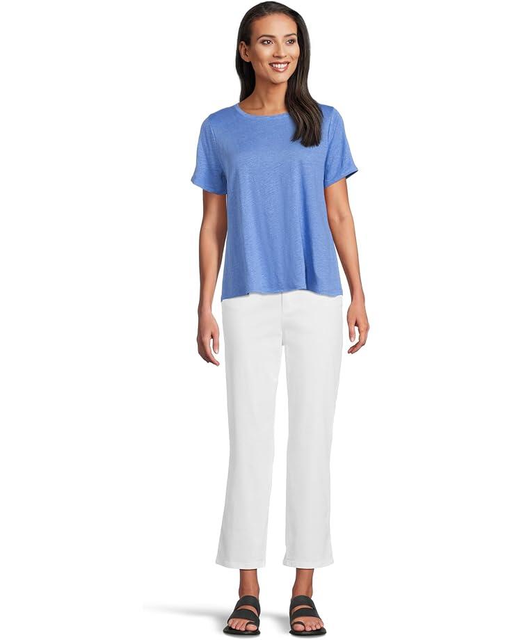 Women's Eileen Fisher Crew Neck Short Sleeve Tee Product Image