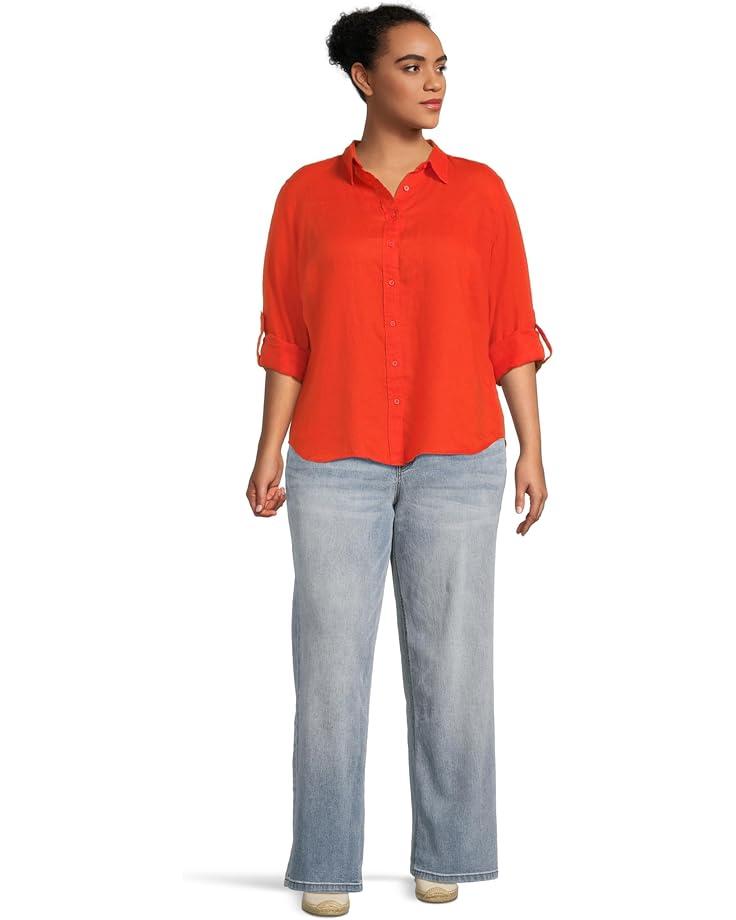 Plus Size Boyfriend Blazer w/ Princess Darts Product Image