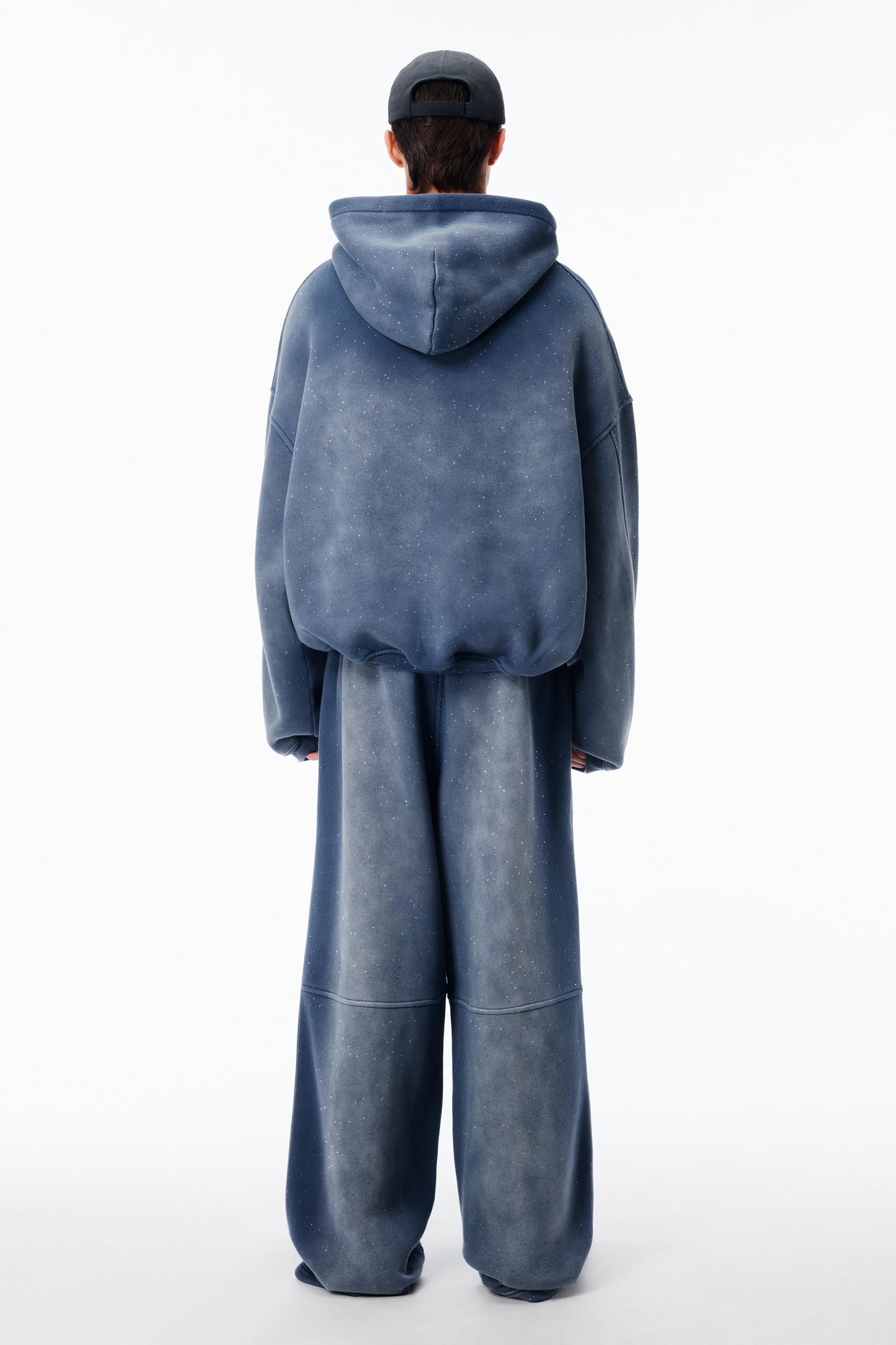 Crystal Hotifx Zip-up Hoodie In Cotton Blend Product Image