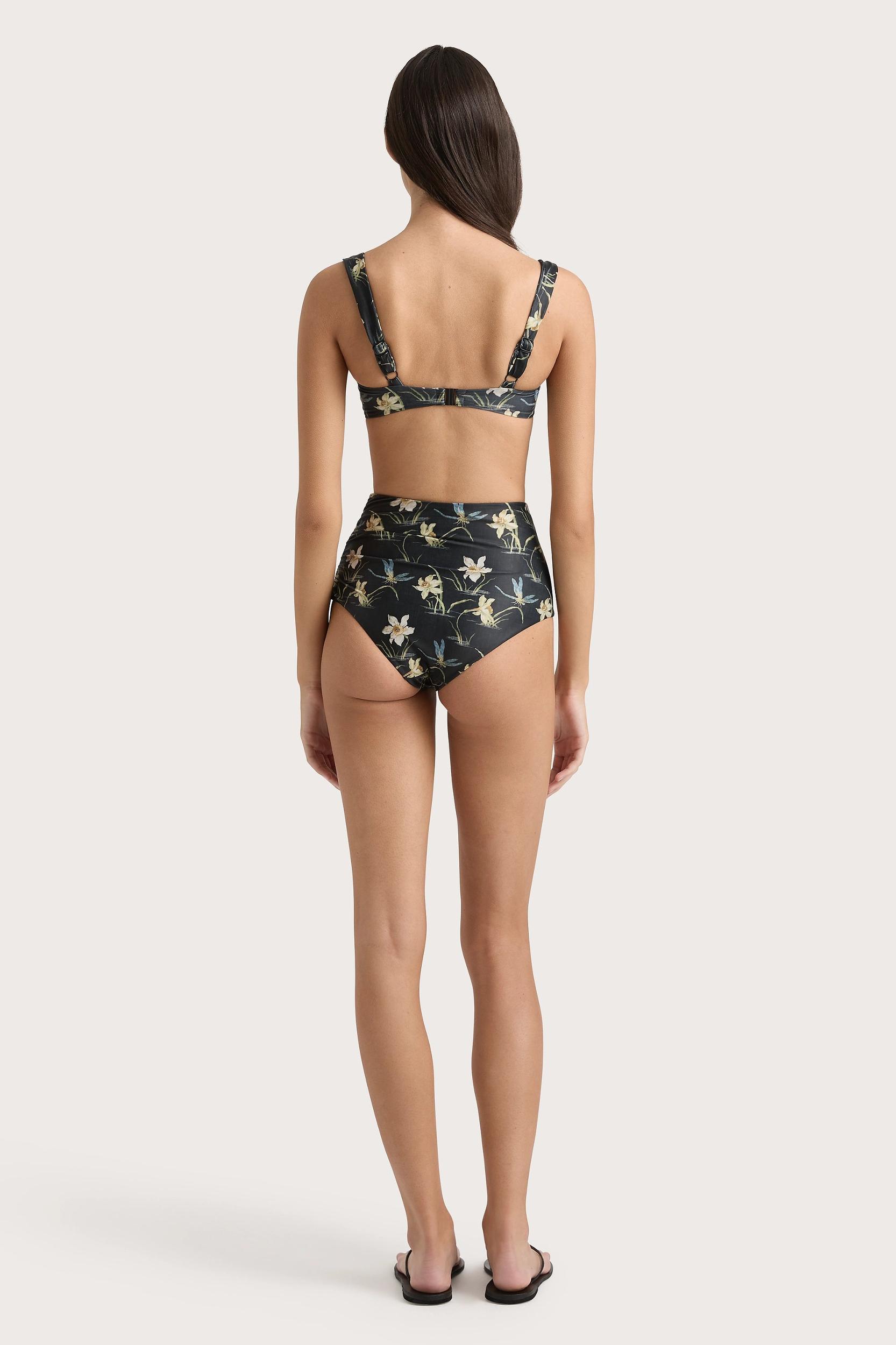 Emily Bikini Top Daffodil Print - Final Sale Product Image