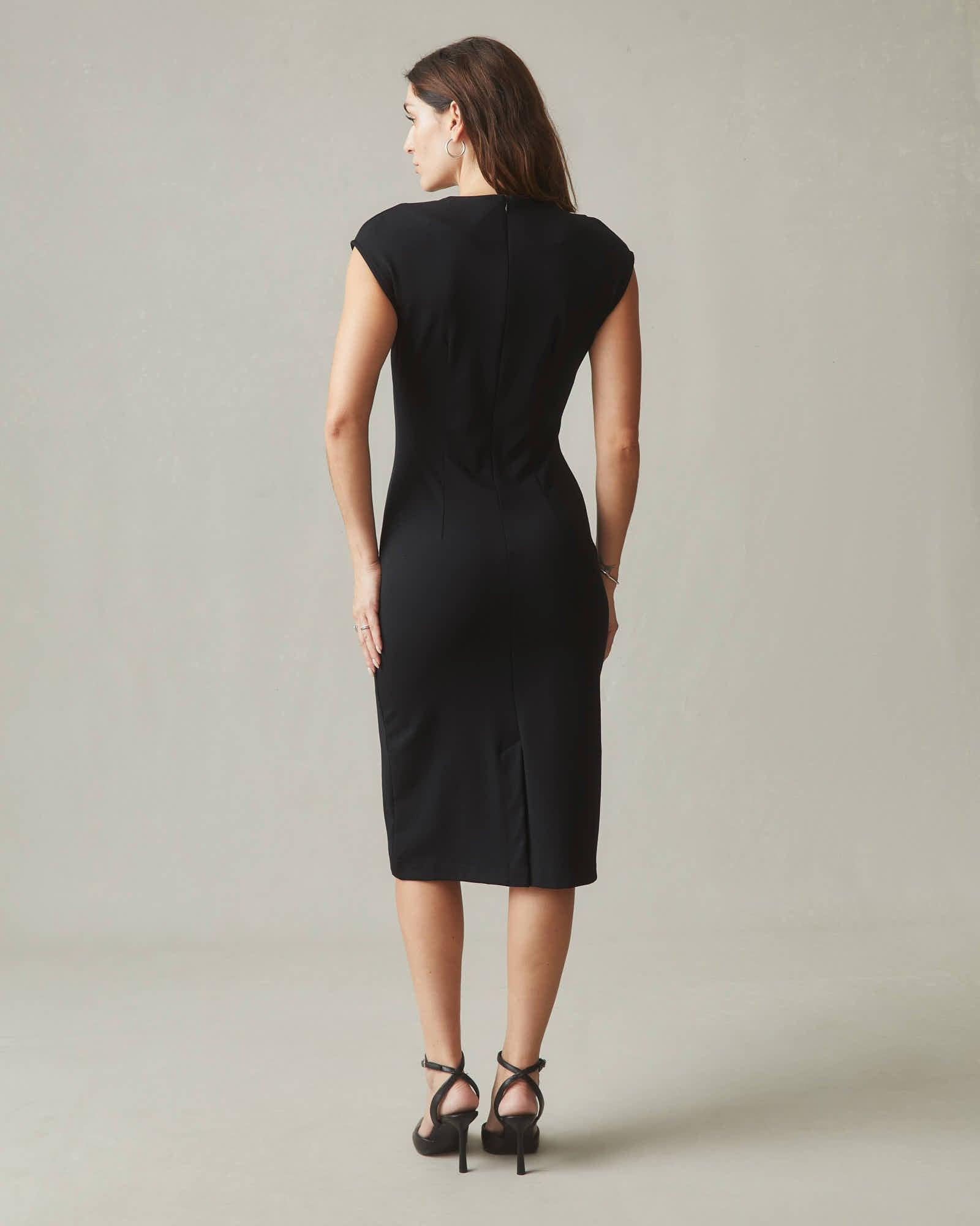 Women's Ponte Dress - Black Product Image