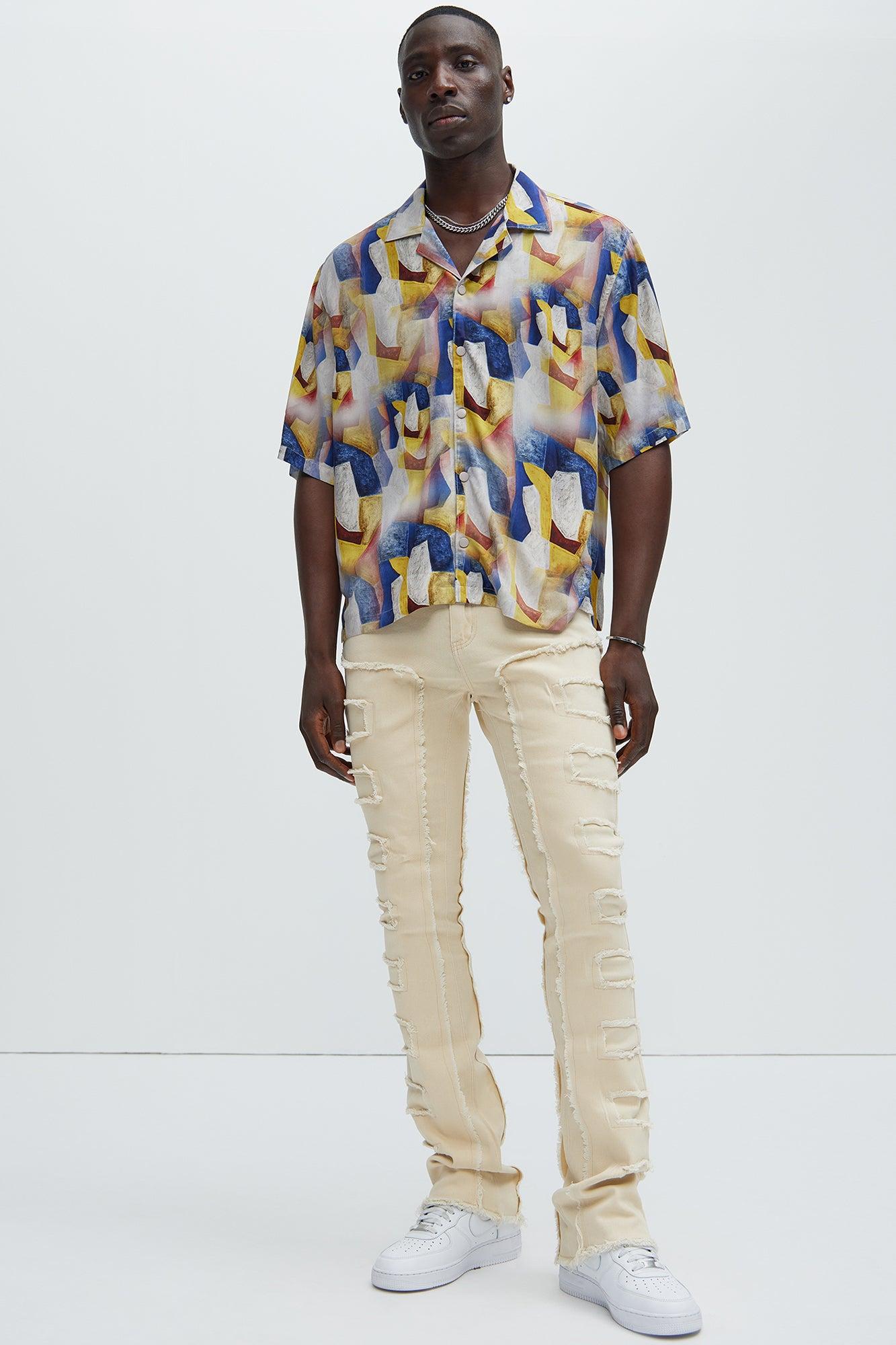 Fossdale Cubism Shirt - Multi Color Product Image