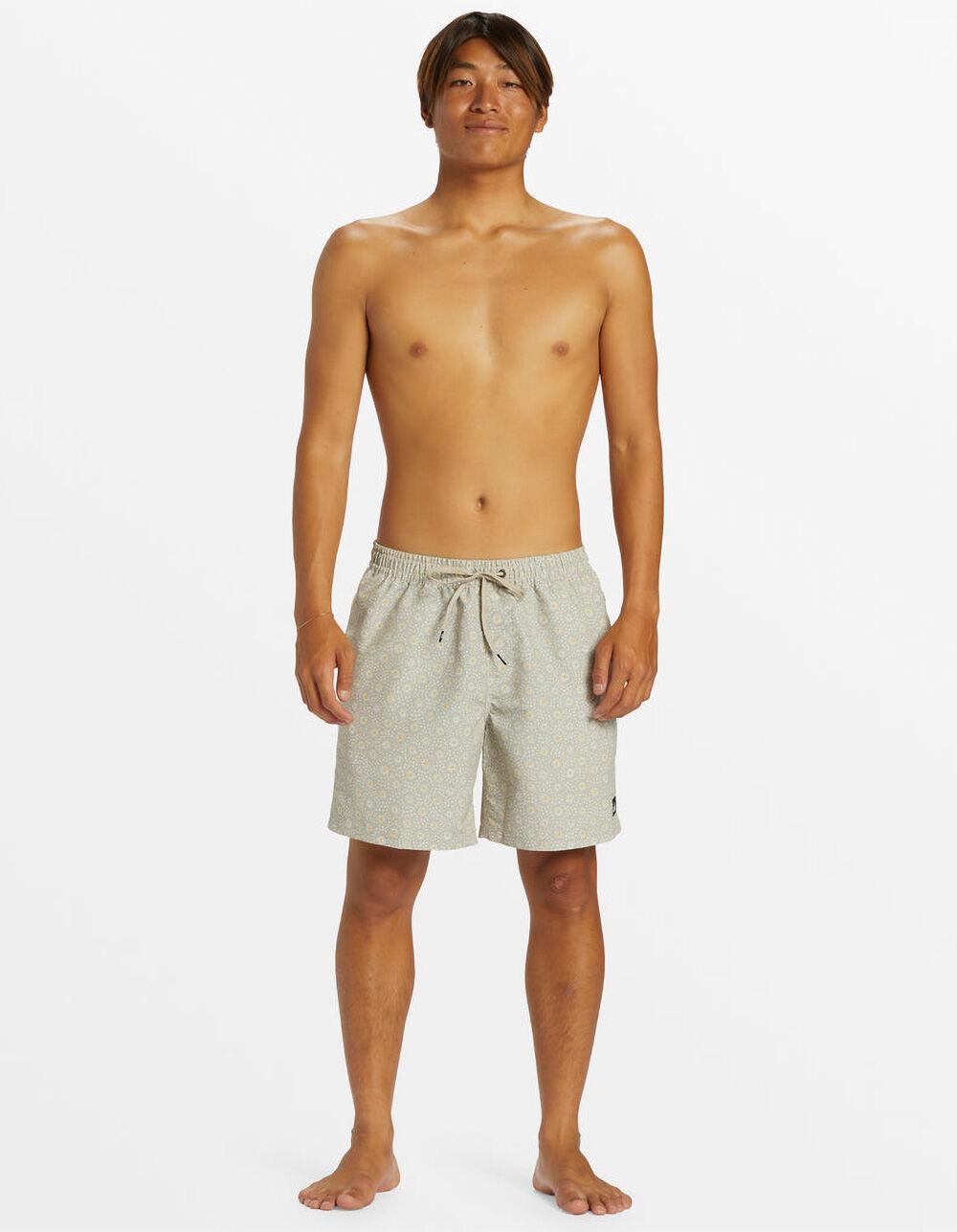 QUIKSILVER Remade Mix Volley Mens 17" Swim Shorts - TAN Product Image