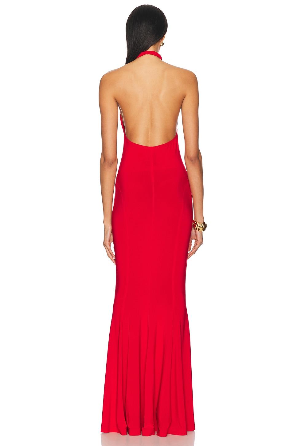 Cross Halter Fishtail Gown Product Image