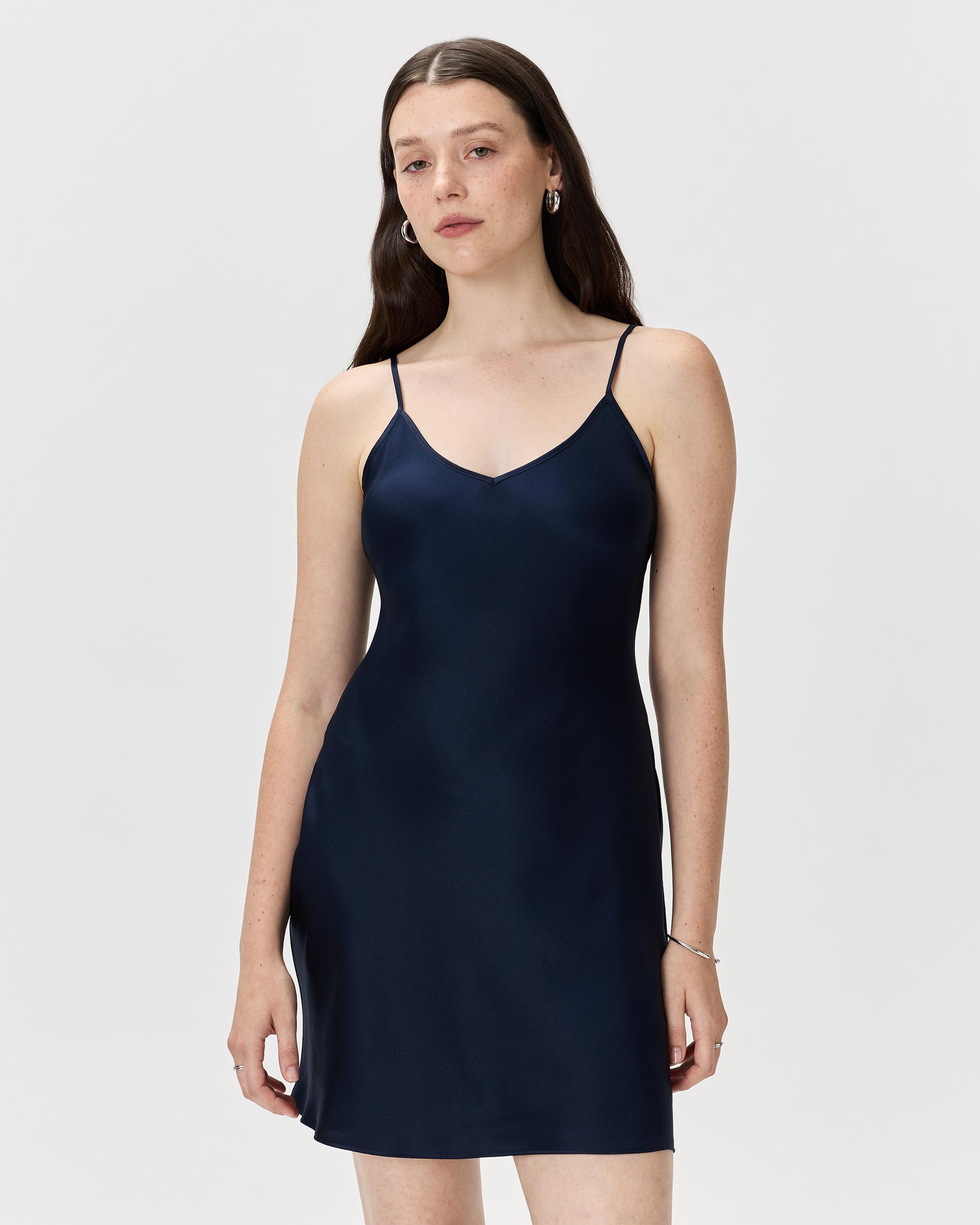 Quince | Women's Mini Slip Dress Size XL, Silk Product Image