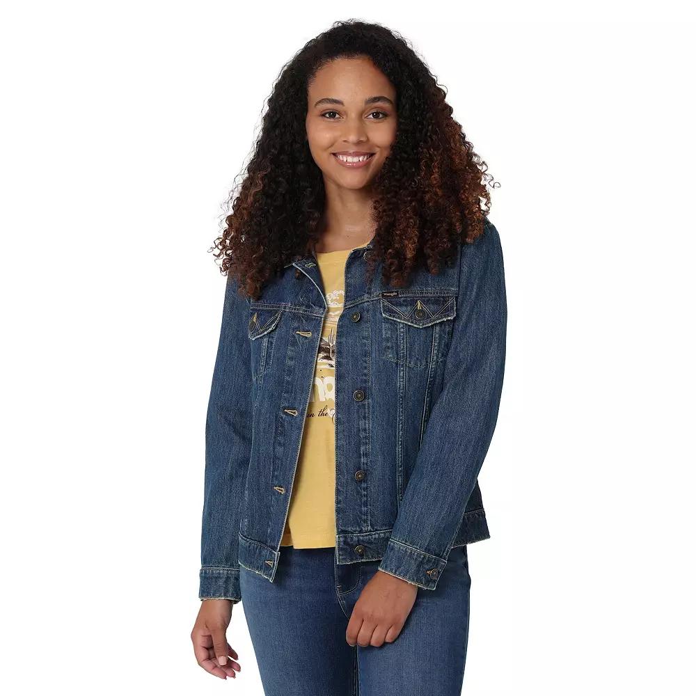 Womens Wrangler Memory Maker Denim Jacket Product Image