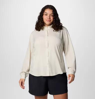 Columbia Womens PFG Tamiami II Long Sleeve Shirt - Plus Size- Product Image
