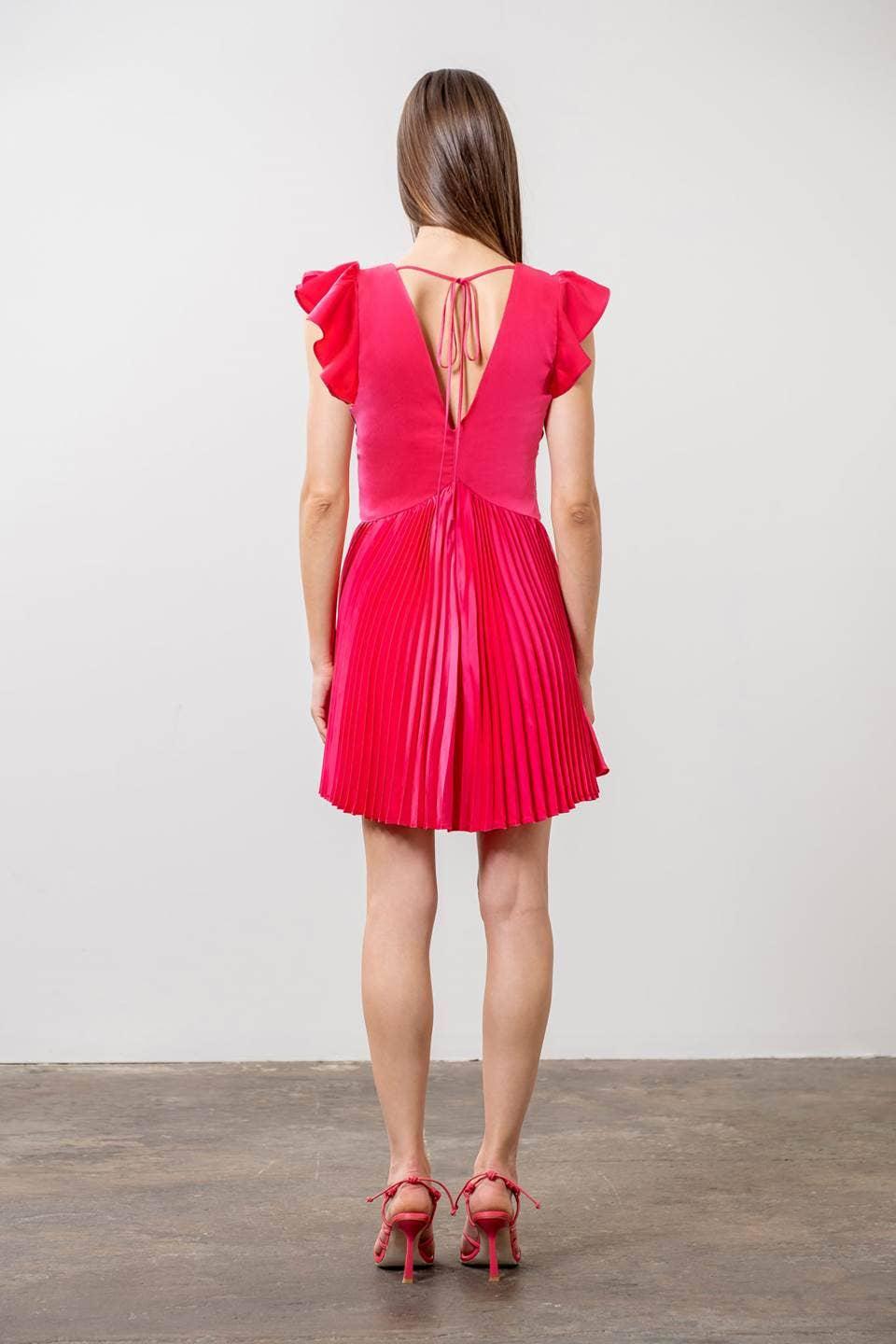 Anika Ruffle Mini Dress Product Image