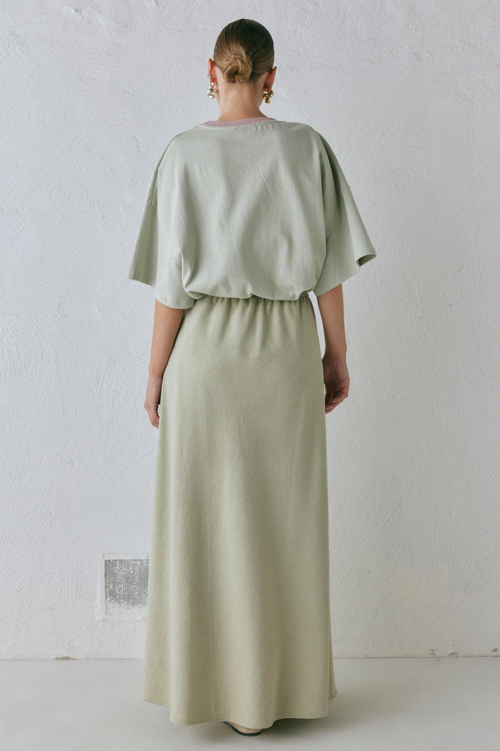 Etta Maxi Skirt Sage Product Image