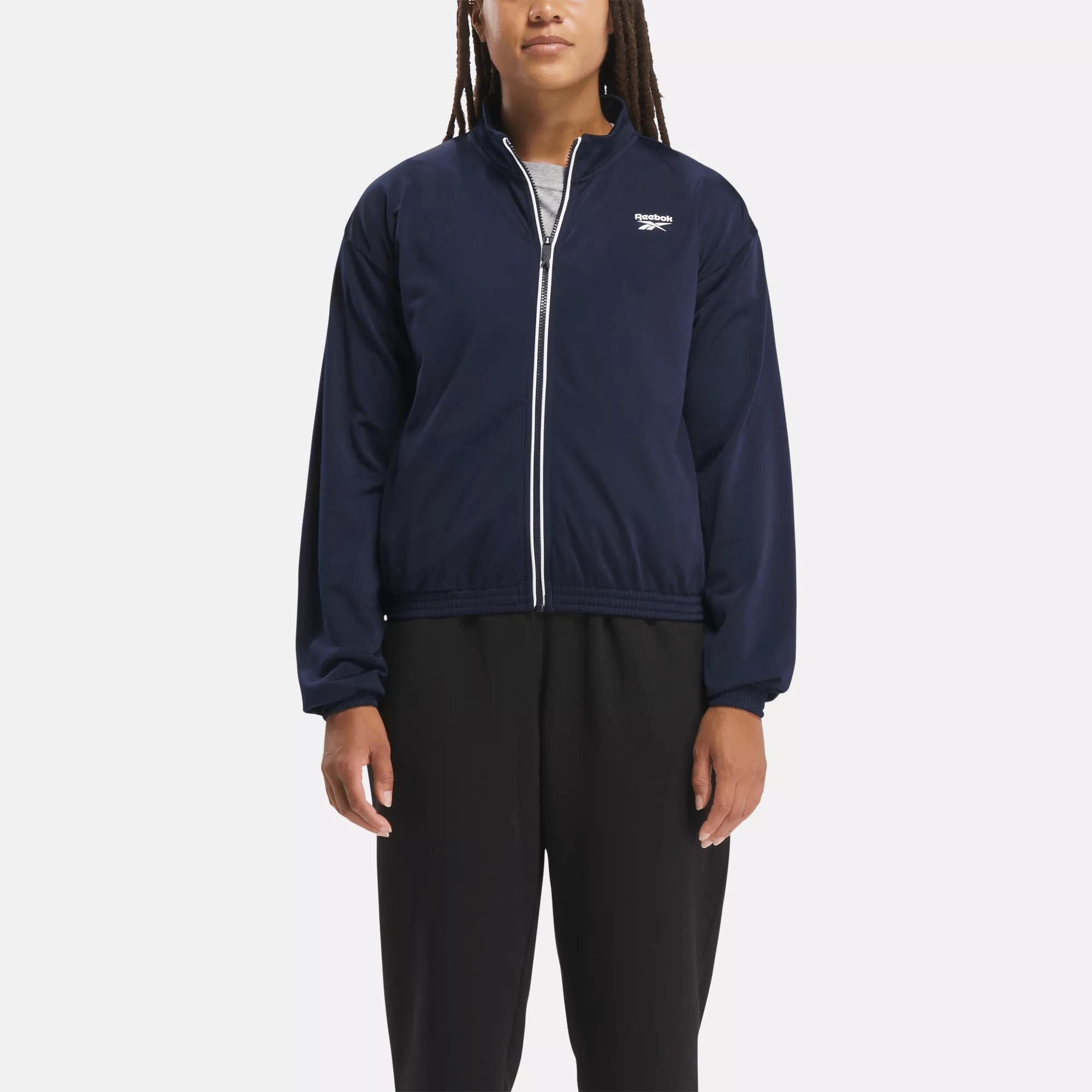 Women's Reebok Identity Back Vector Tricot Track Jacket Female Product Image