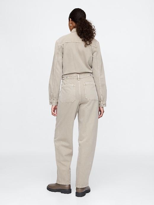 Denim Utility Jumpsuit Product Image