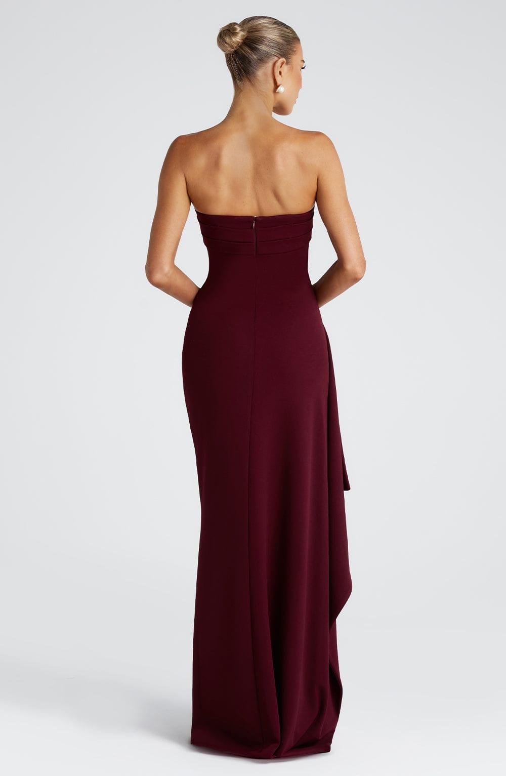Zafira Maxi Dress - Cherry Lacquer Product Image