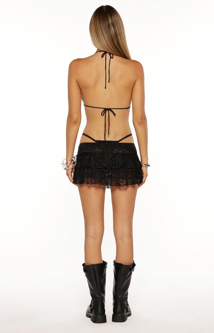 Zeke Black Cut Out Bikini Mini Dress Product Image