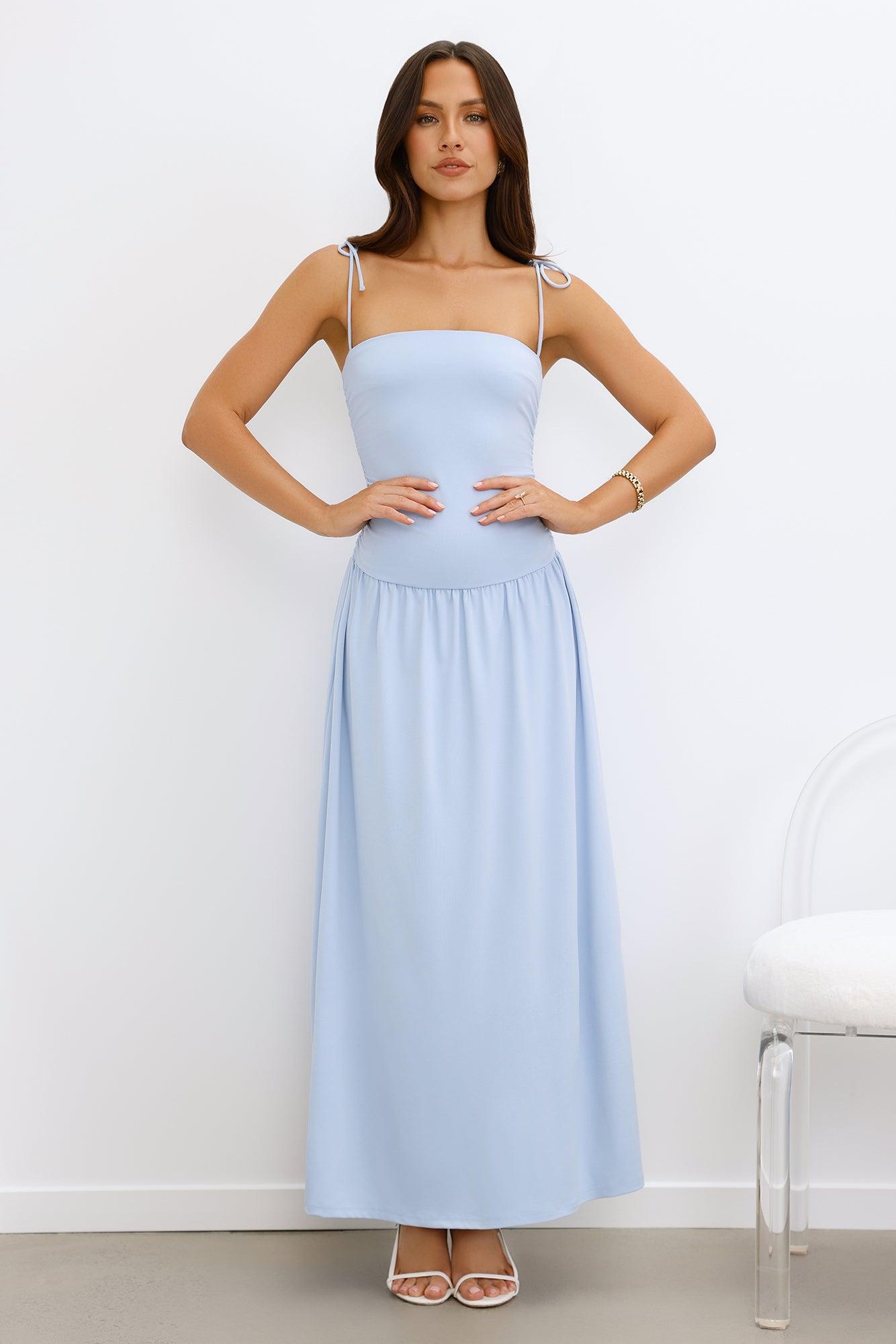 Dream Strides Maxi Dress Blue Product Image