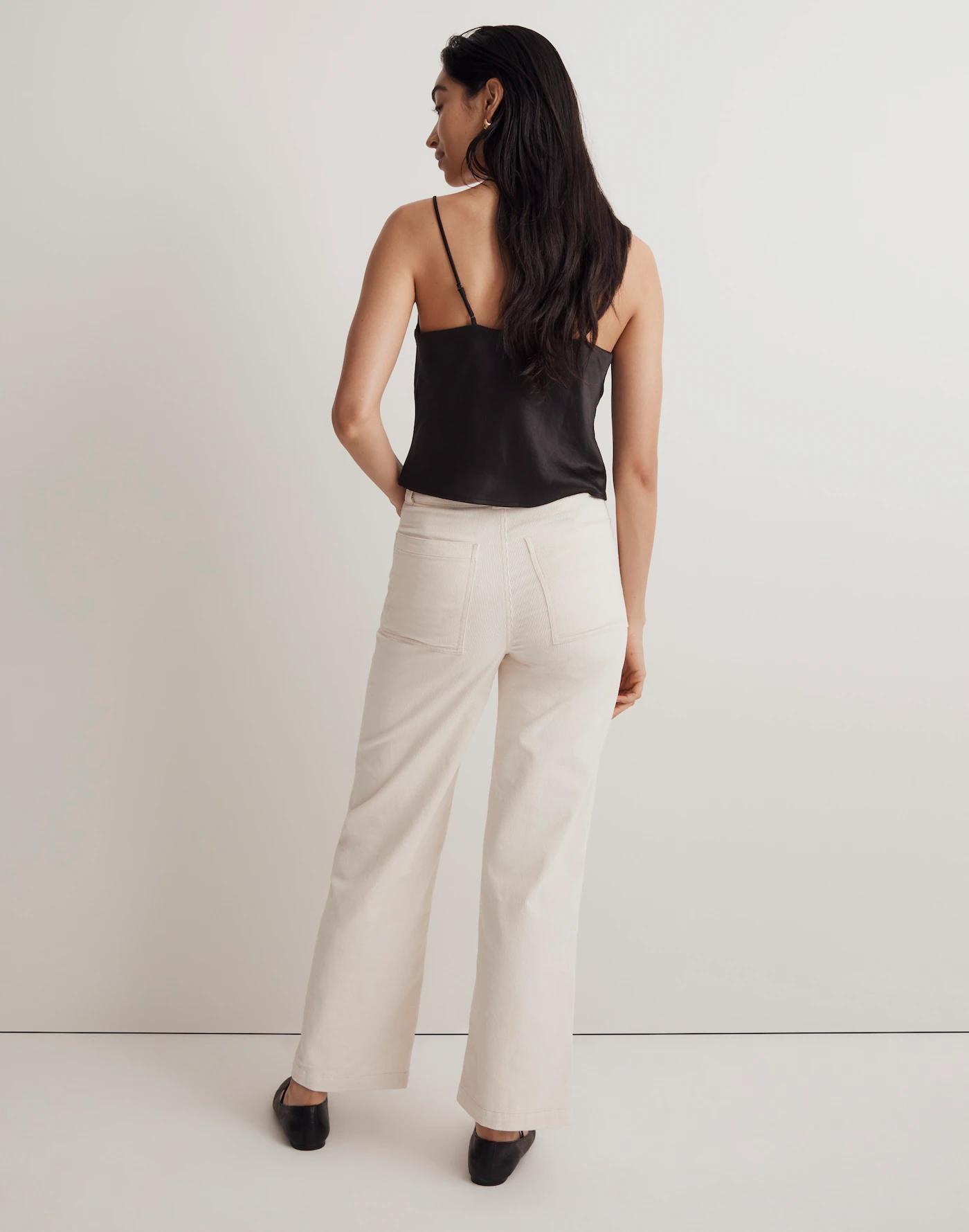 Petite Emmett 2.0 Wide-Leg Pants in Corduroy Product Image