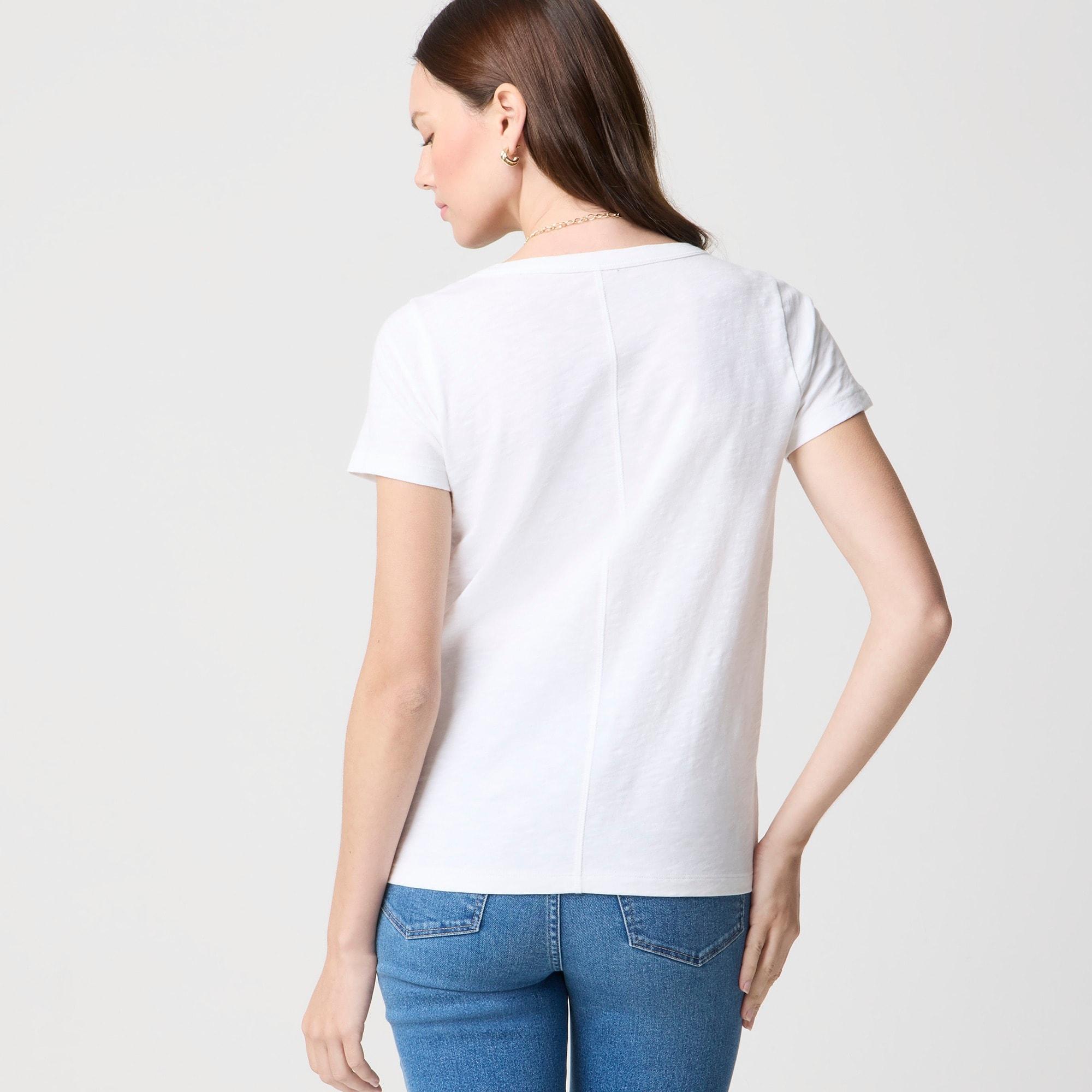 Short-sleeve girlfriend crewneck tee Product Image