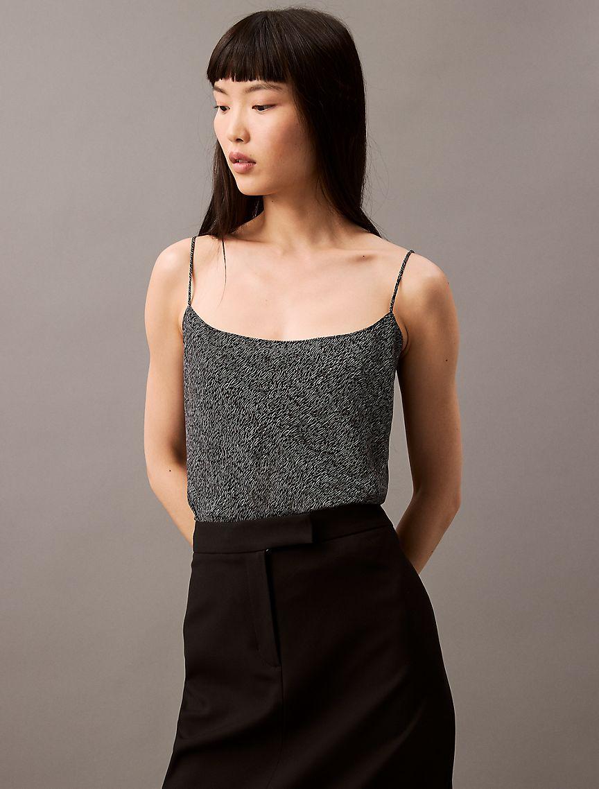 Chiffon Printed Relaxed Camisole Product Image