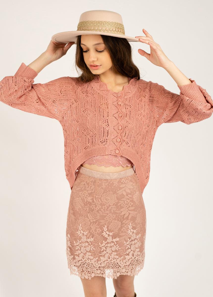 Jelana Sweater in Ashe Rose Female Product Image