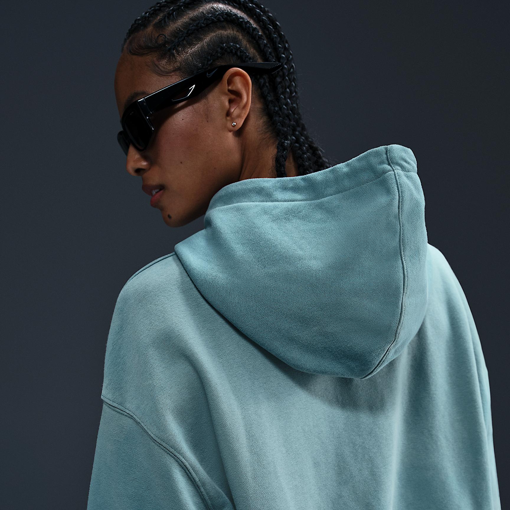 Womens Nike Sportswear Phoenix Fleece Oversized French Terry Hoodie | HJ1235-006 Product Image