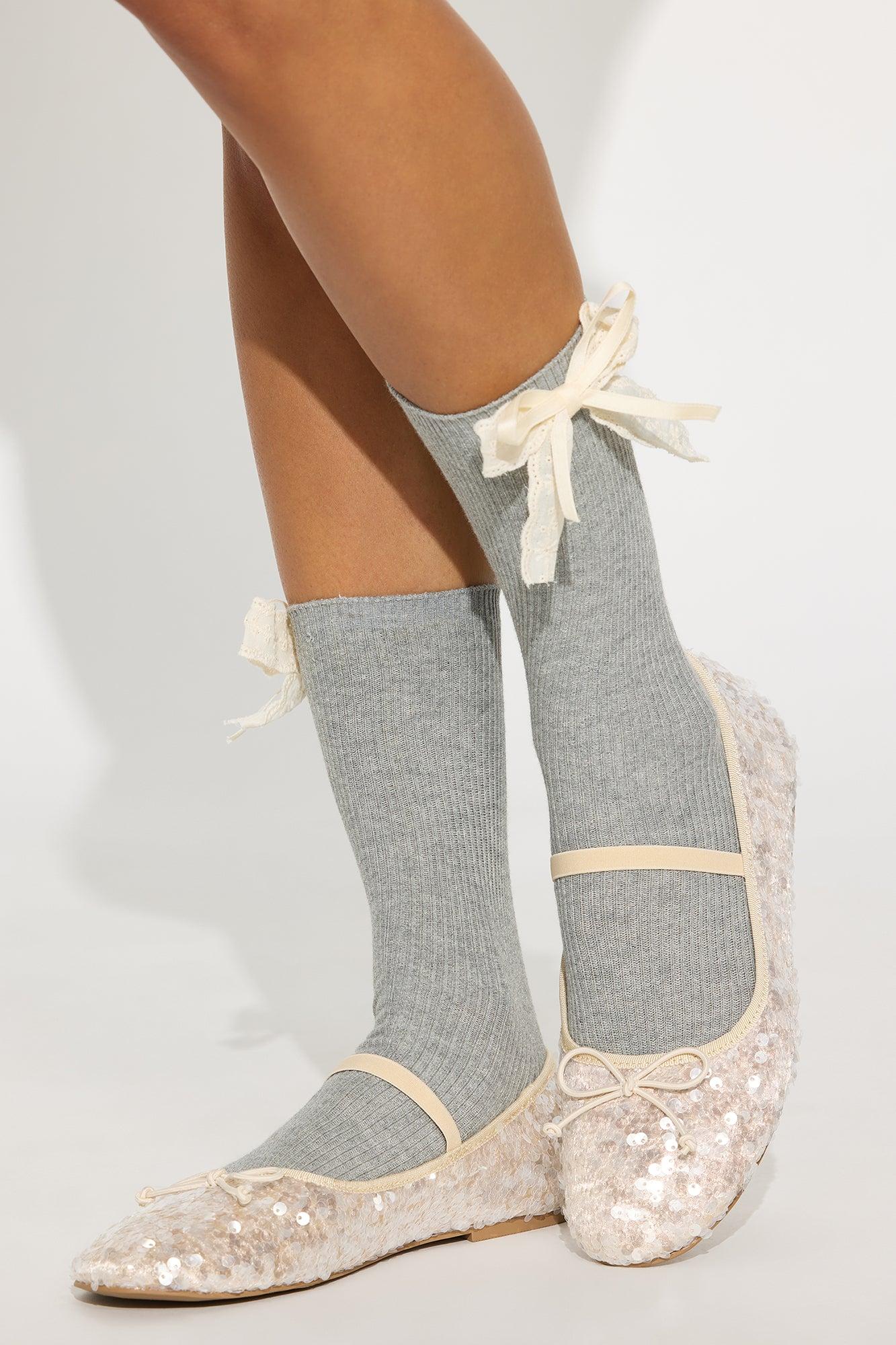 Something Sweet Socks - Grey/combo Female Product Image