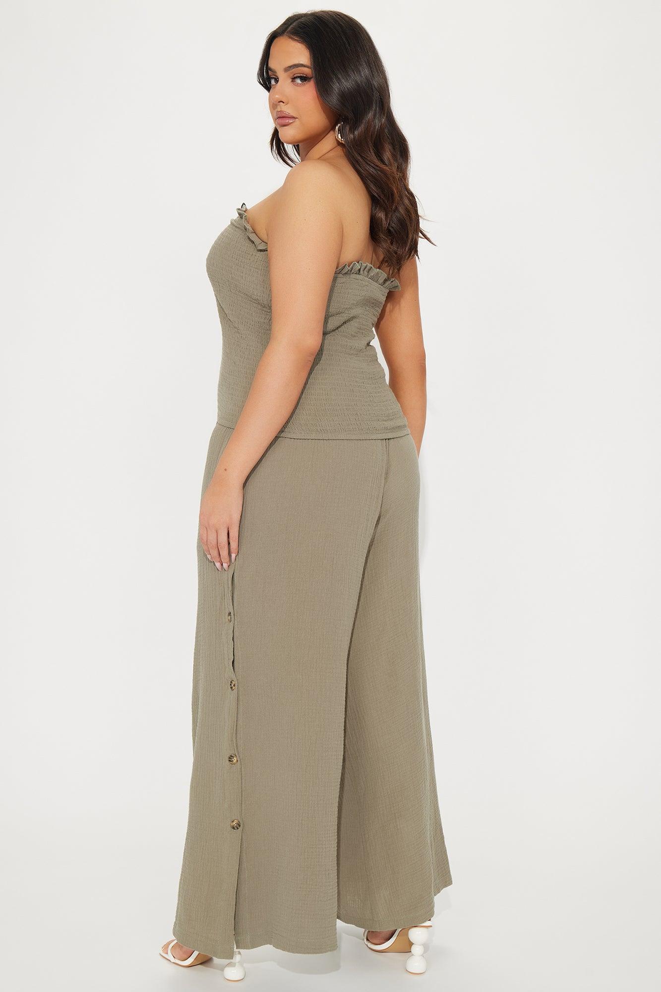 Main Character Pant Set - Olive Product Image