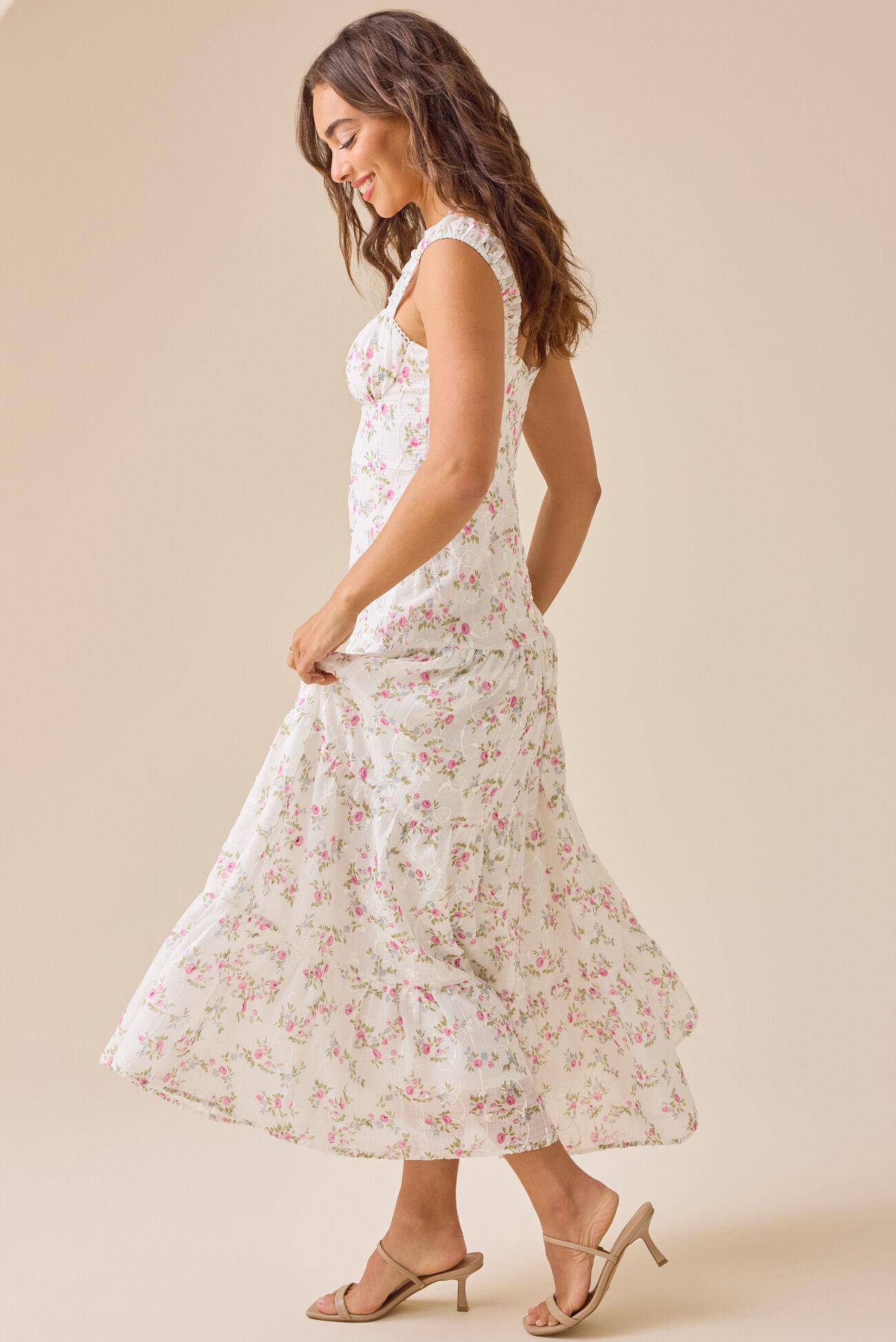 Camellia Floral Maxi Dress Product Image