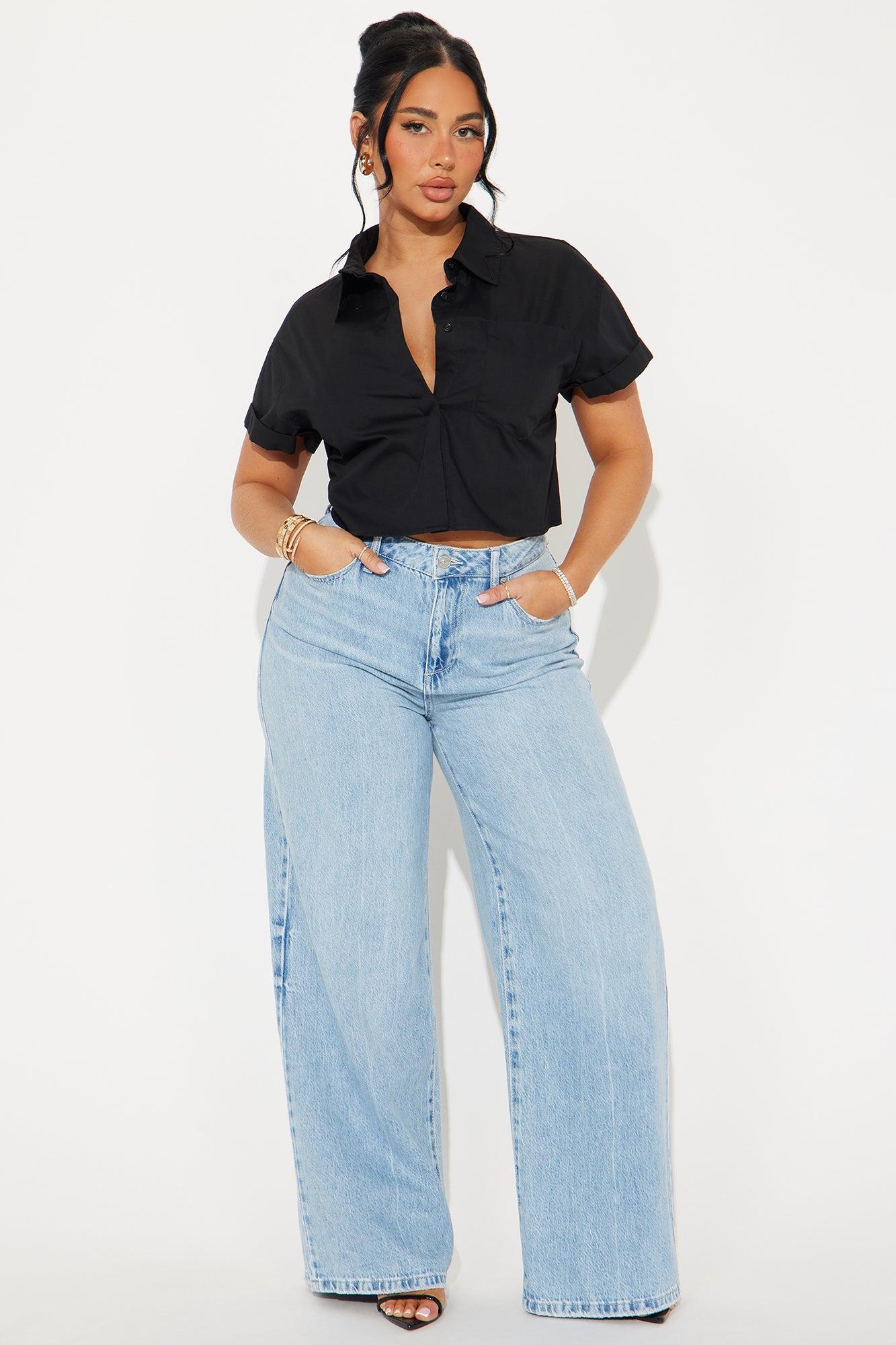 All Day Poplin Shirt - Black Product Image