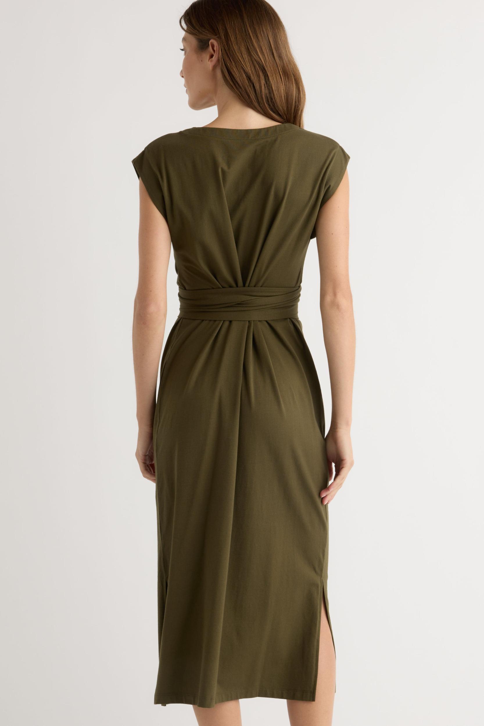 Fei Tie-Front Organic Cotton Dress Product Image