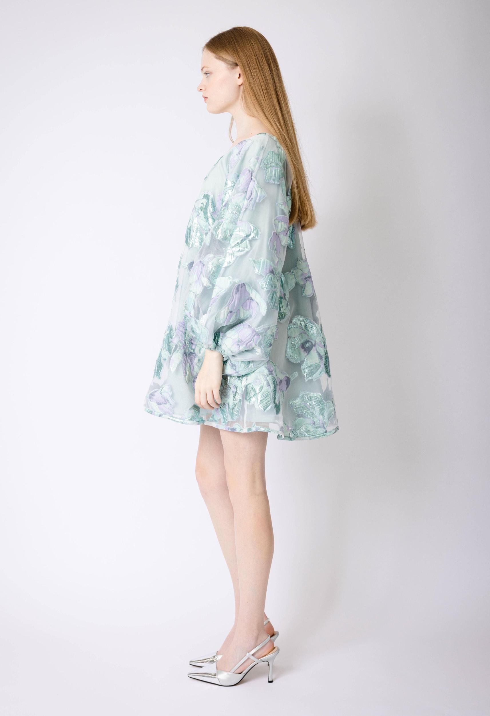 Good Luck Dress In Sky Blue Product Image