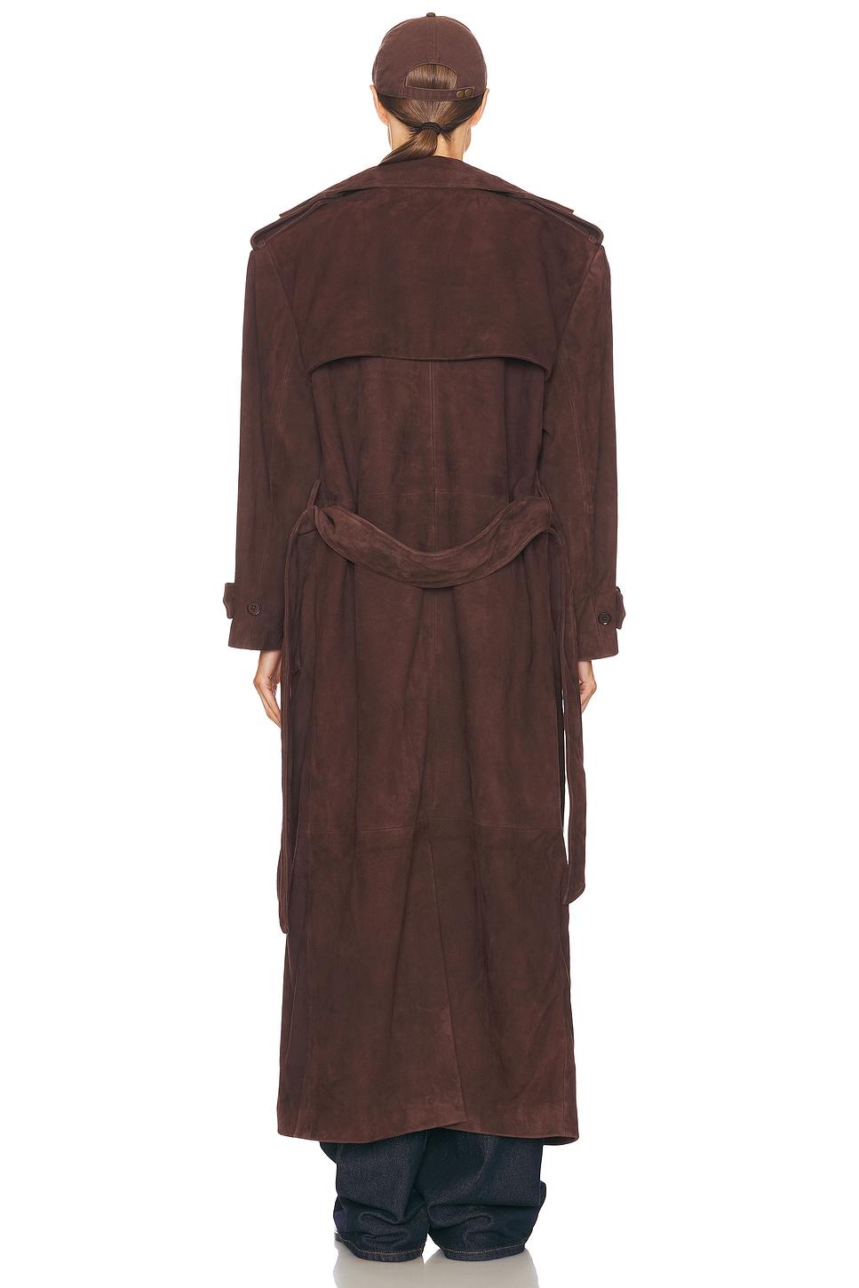 Suede Trench Coat Helsa Product Image