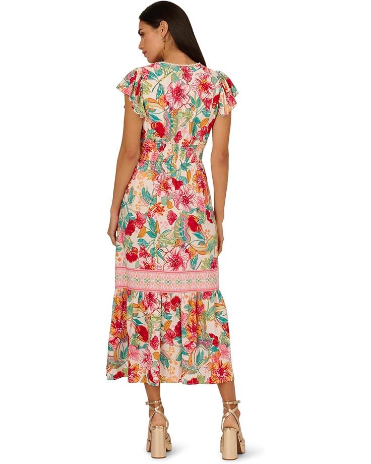 Puff Sleeve Embroidered Dress Product Image